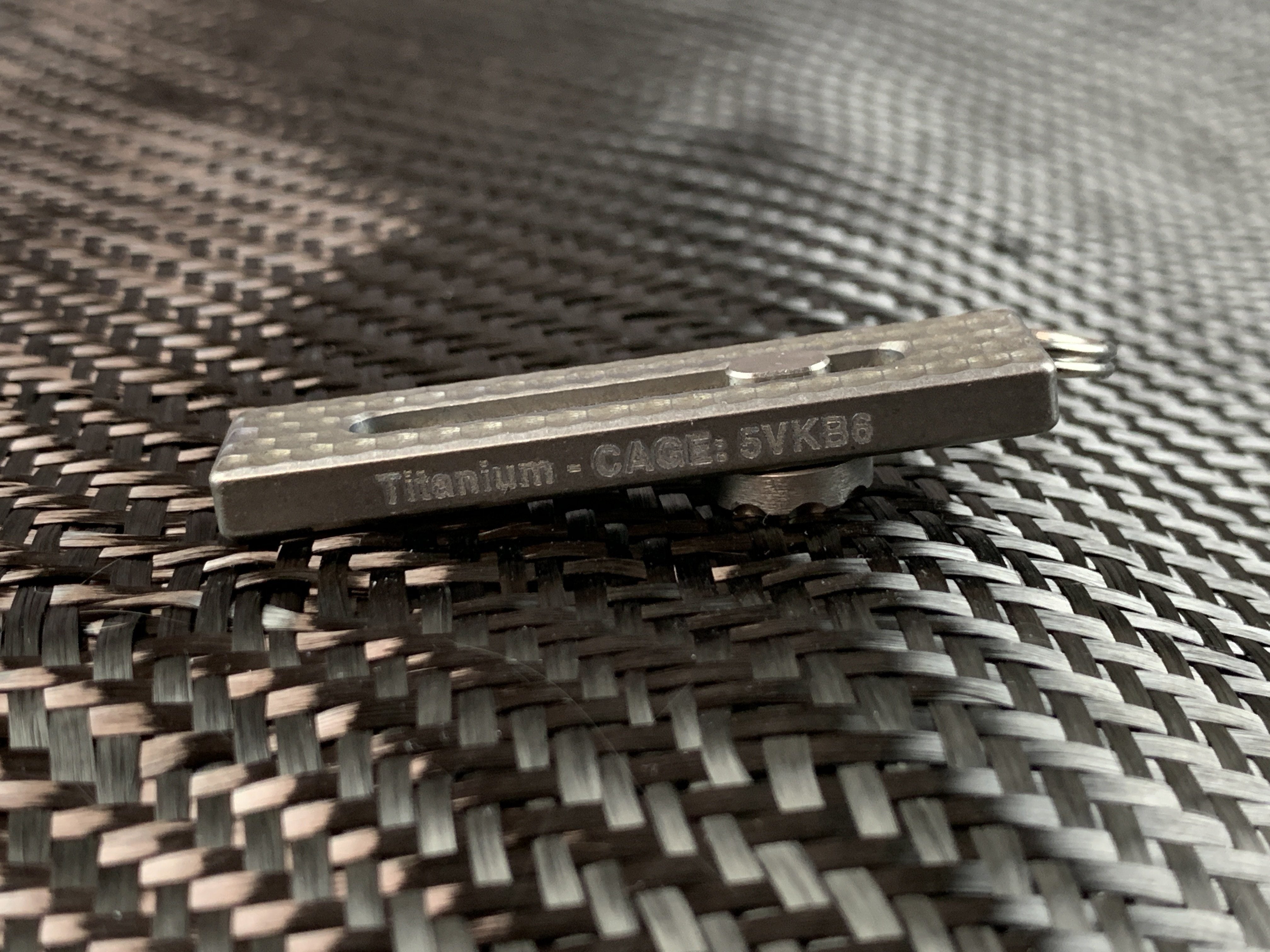 Slide Lock Titanium Craft Knife + Spare Blades + Blade Cap Rev ( 2.0 ) - CountyComm