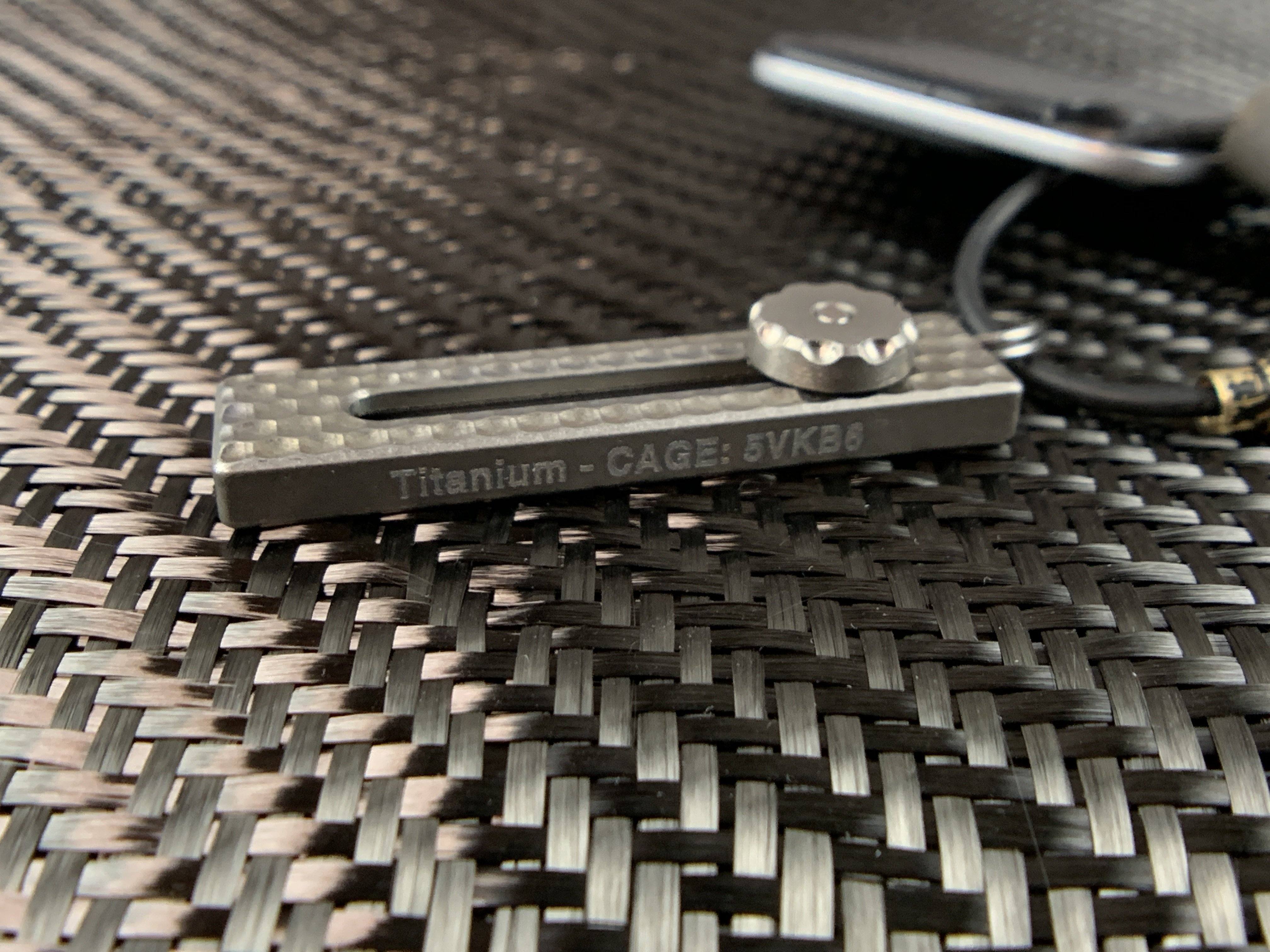 Slide Lock Titanium Craft Knife + Spare Blades + Blade Cap Rev ( 2.0 ) - CountyComm