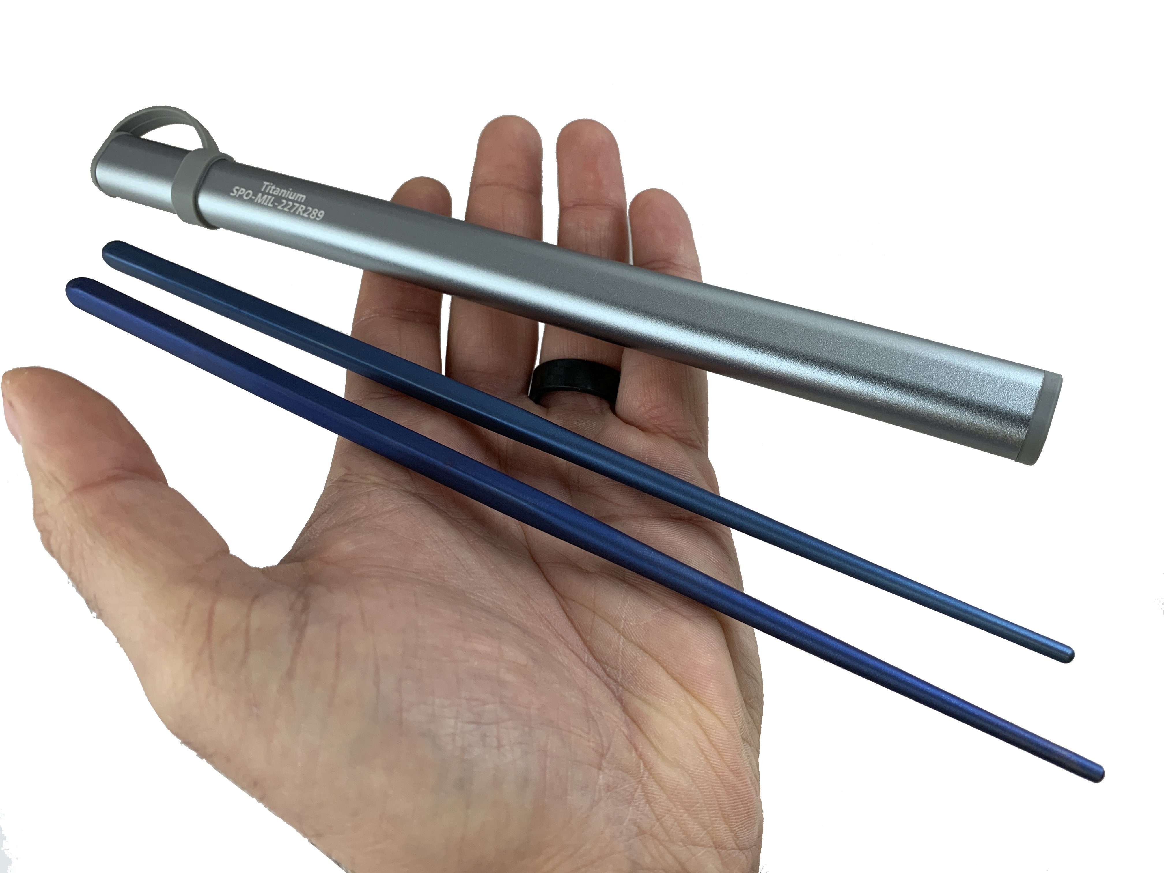 Blue Robusto Titanium Chopsticks Kit - Gen 5 - CountyComm