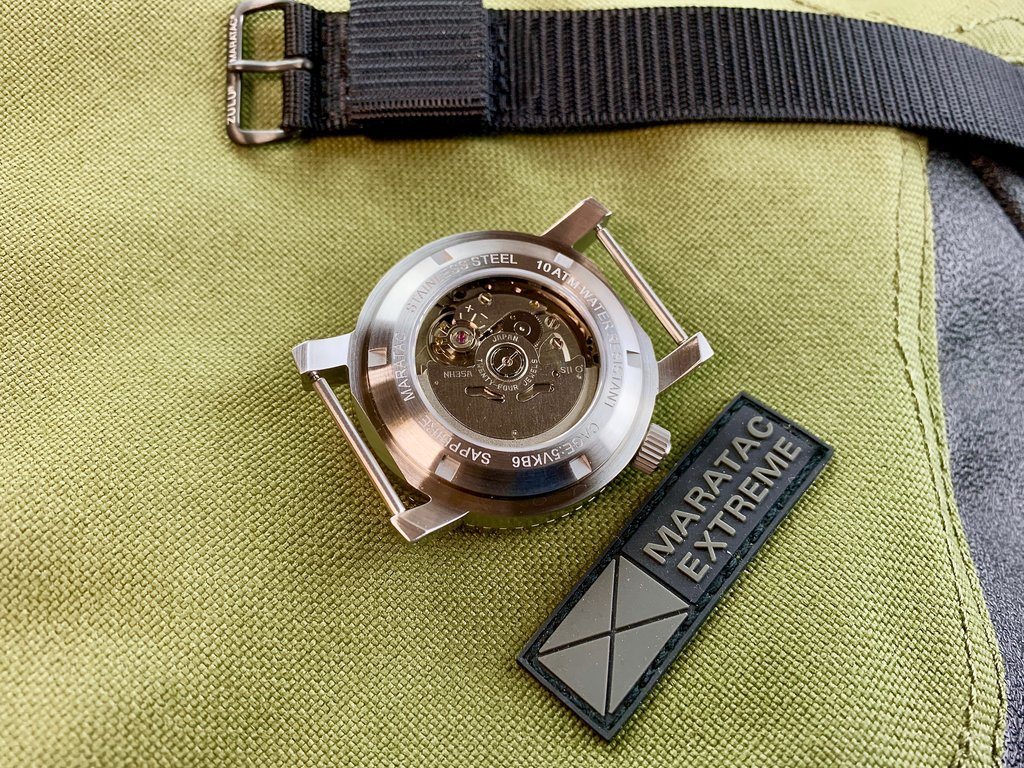Clear Sapphire Back For Maratac™ Watches - CountyComm