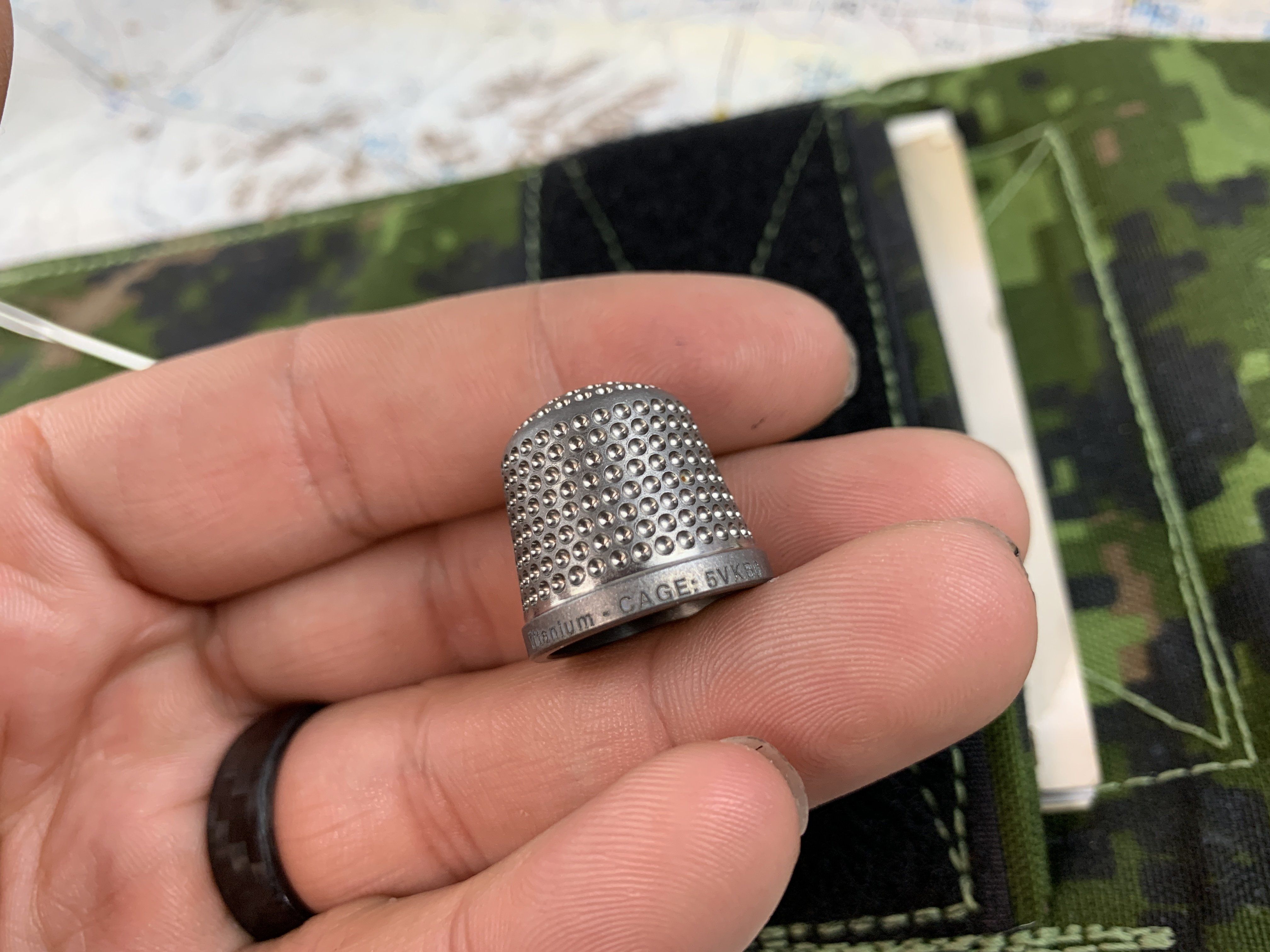 Indestructible Titanium Thimble by Maratac™ - CountyComm