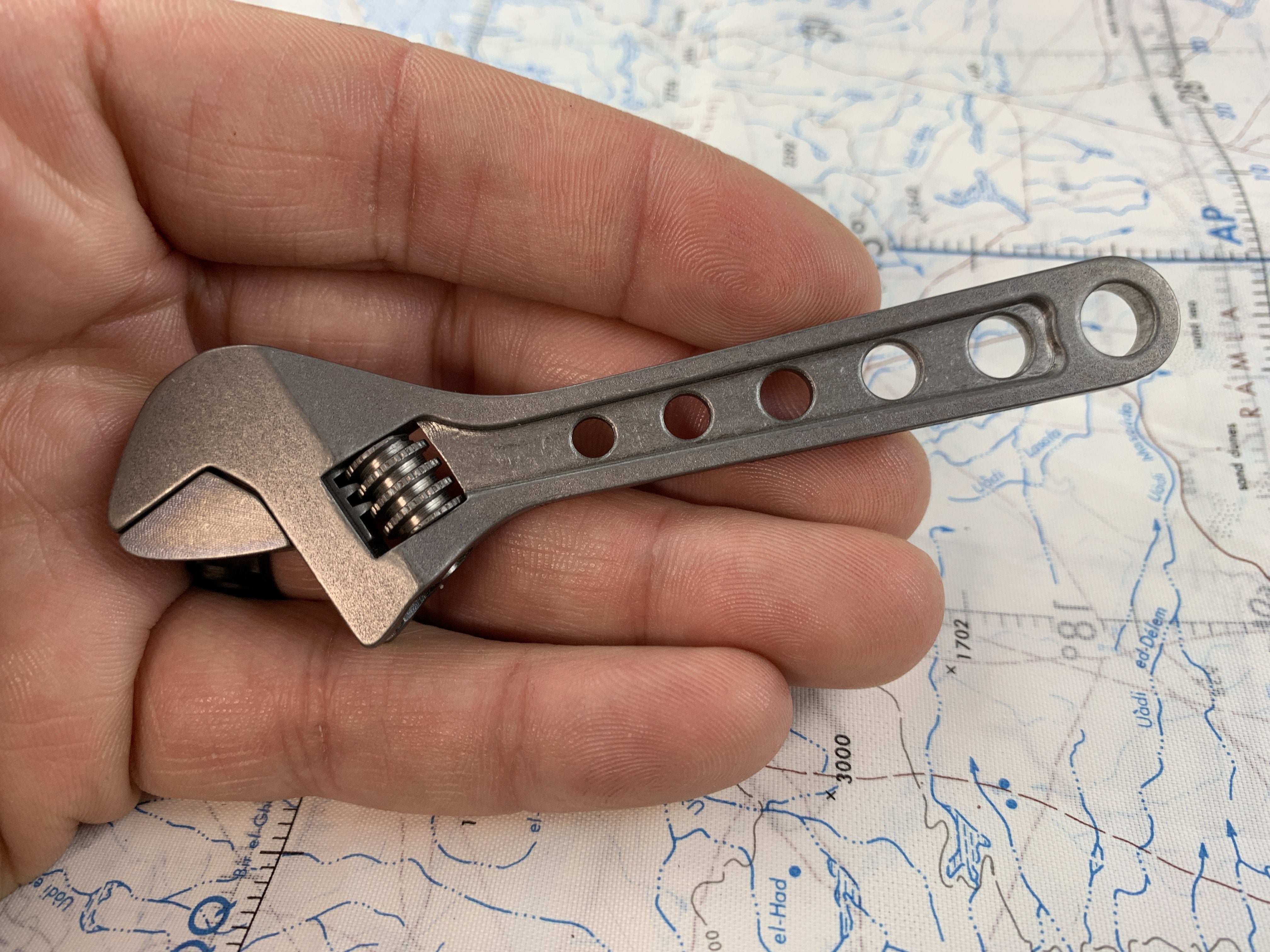 Adjustable Wrench - Titanium 4 Inch ( NSN Pending ) - CountyComm