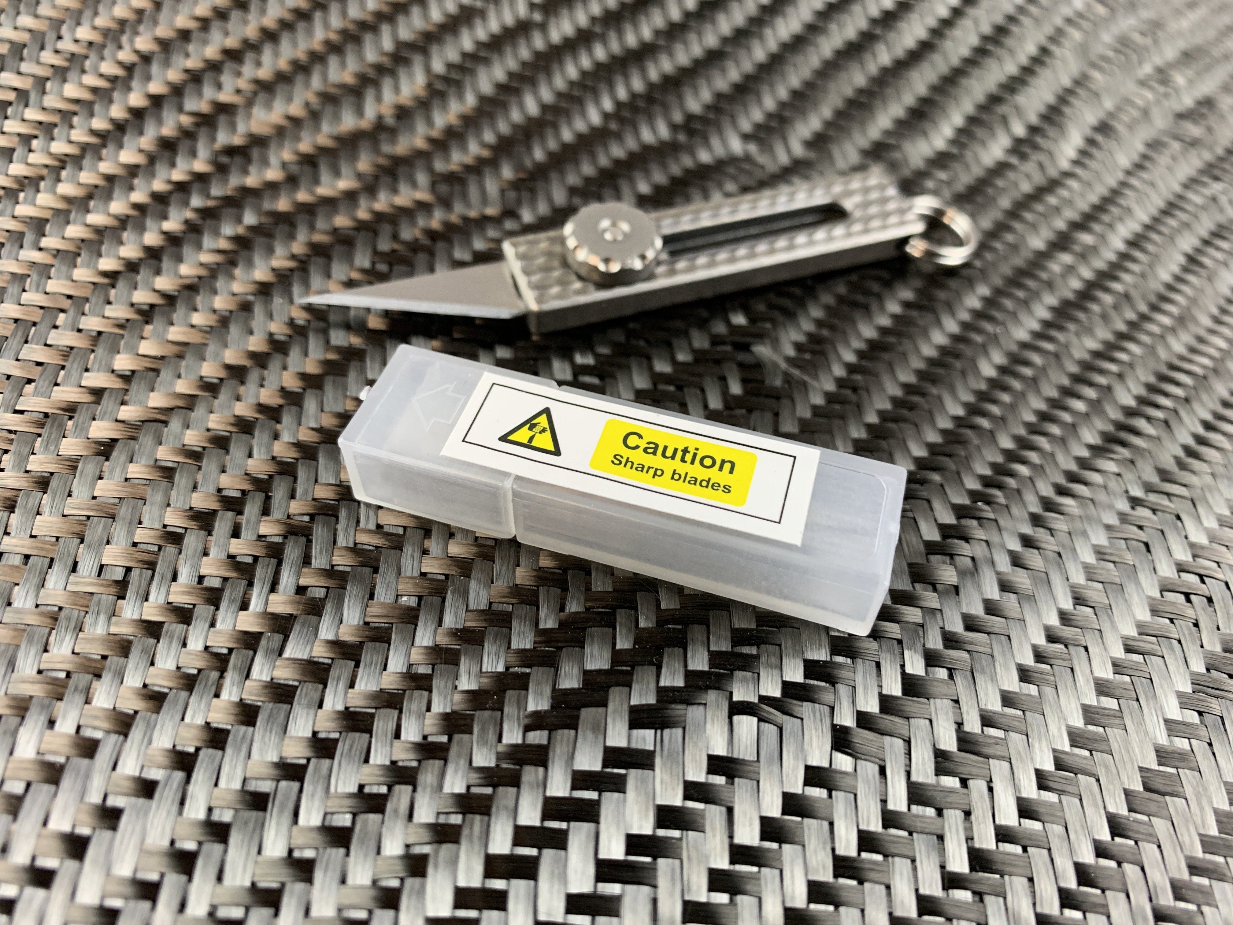 << 10X Spare Blades >>  For Slide Lock Titanium Craft Knife - CountyComm