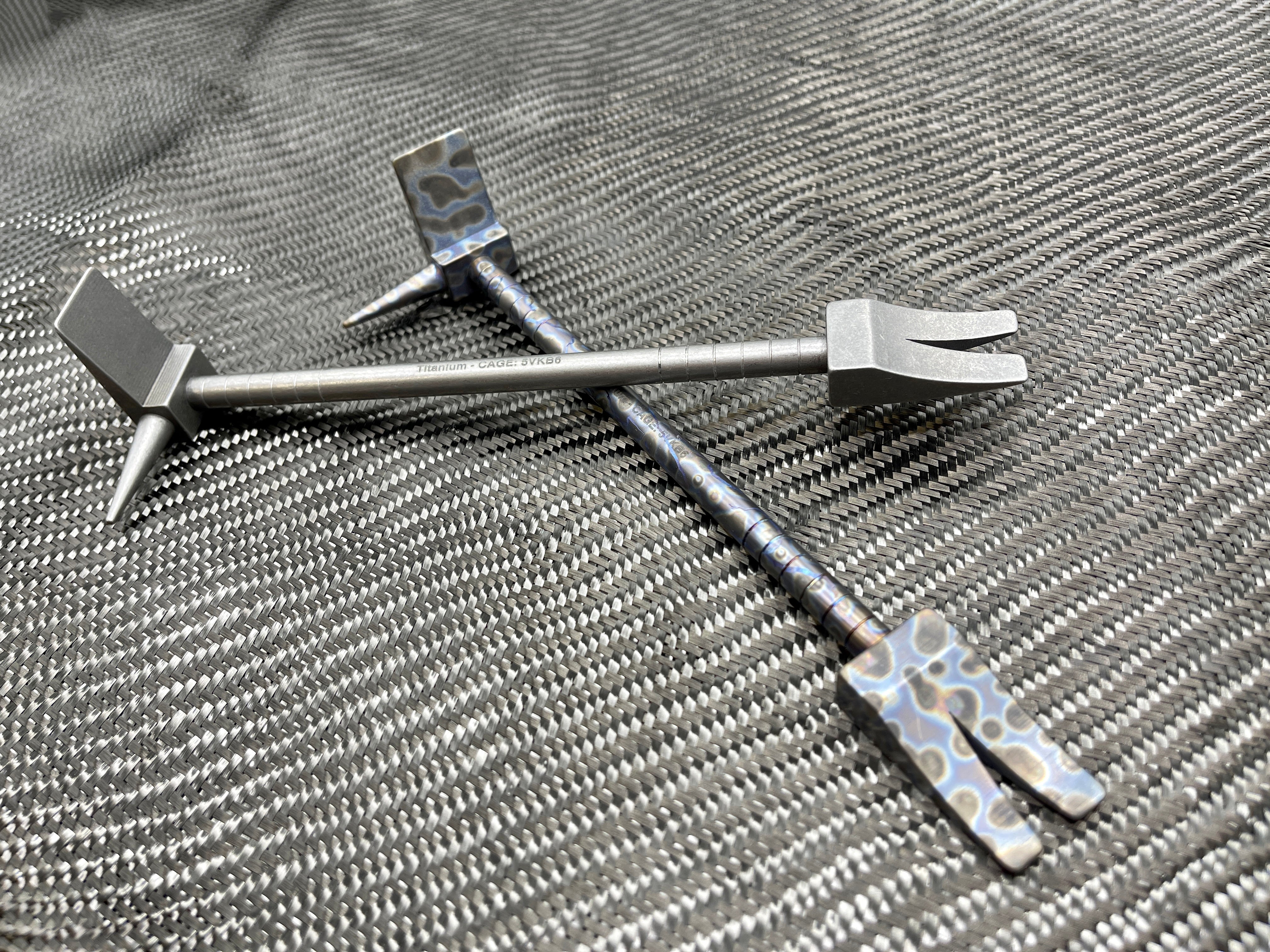 Ti Hooligan Forced Entry Tool - Titanium - CountyComm