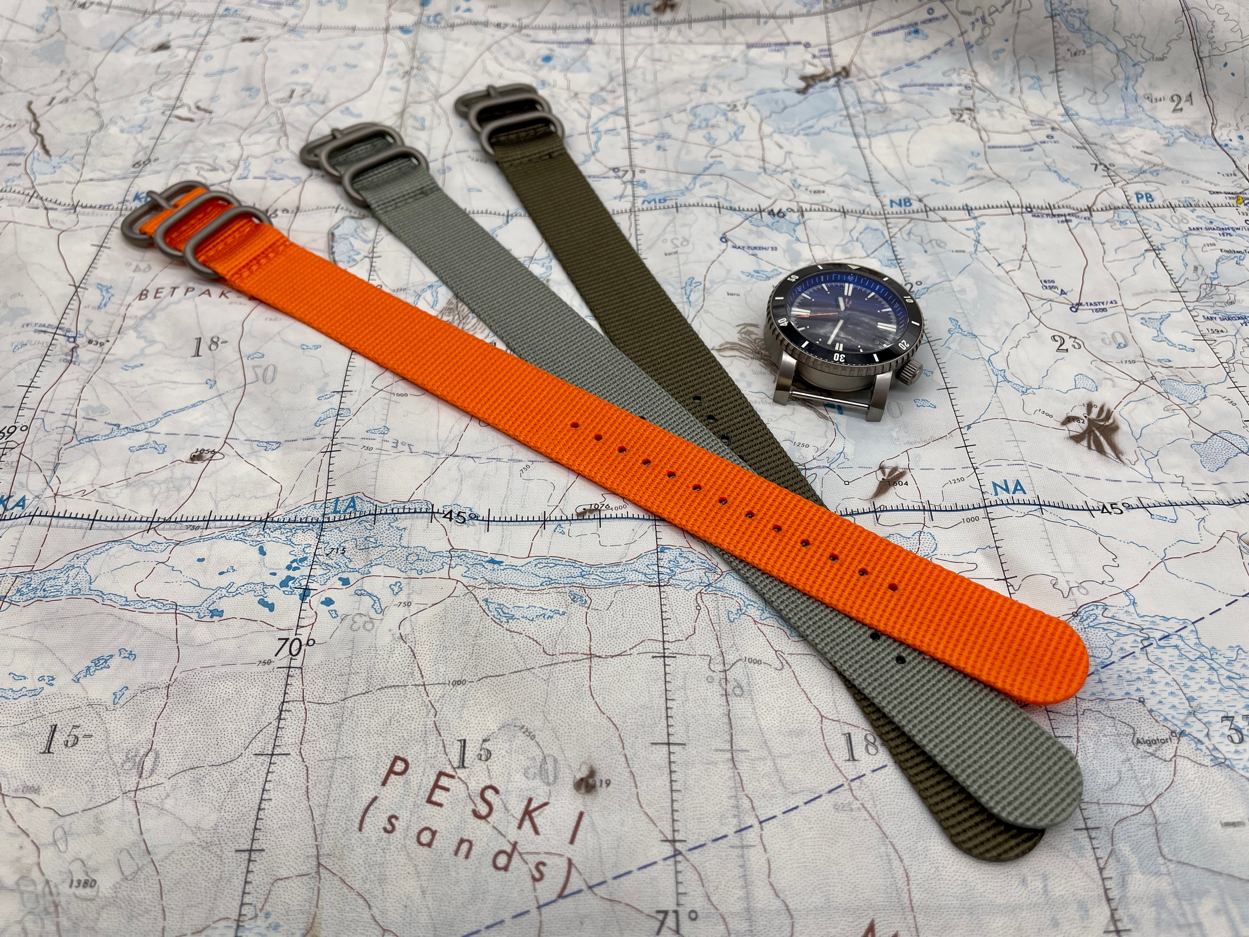 Titanium Zulu® Watch Straps by Maratac® - Limited Edition