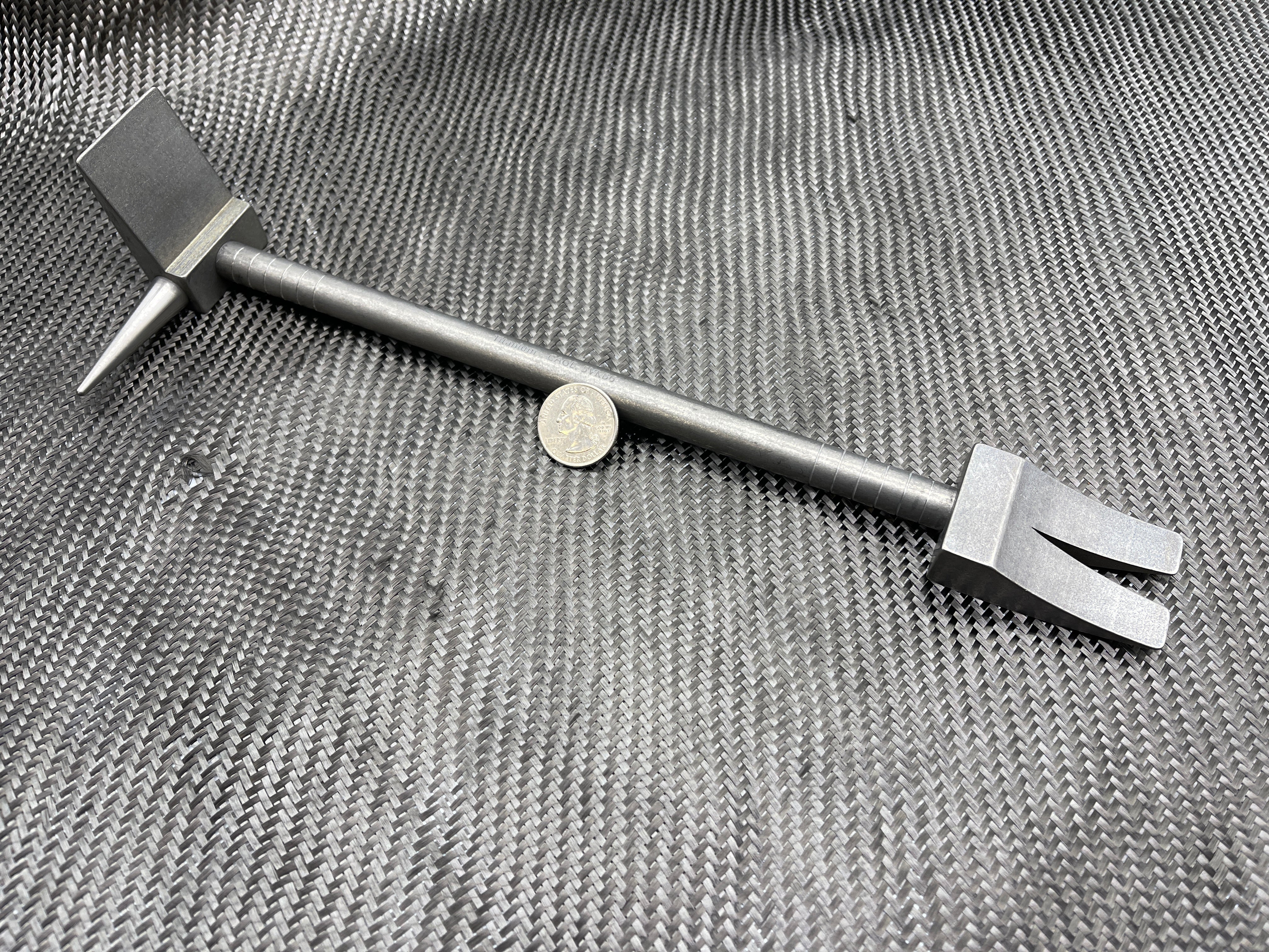 12" XL Ti Hooligan Forced Entry Tool - Titanium - New 2026 Small Batch!