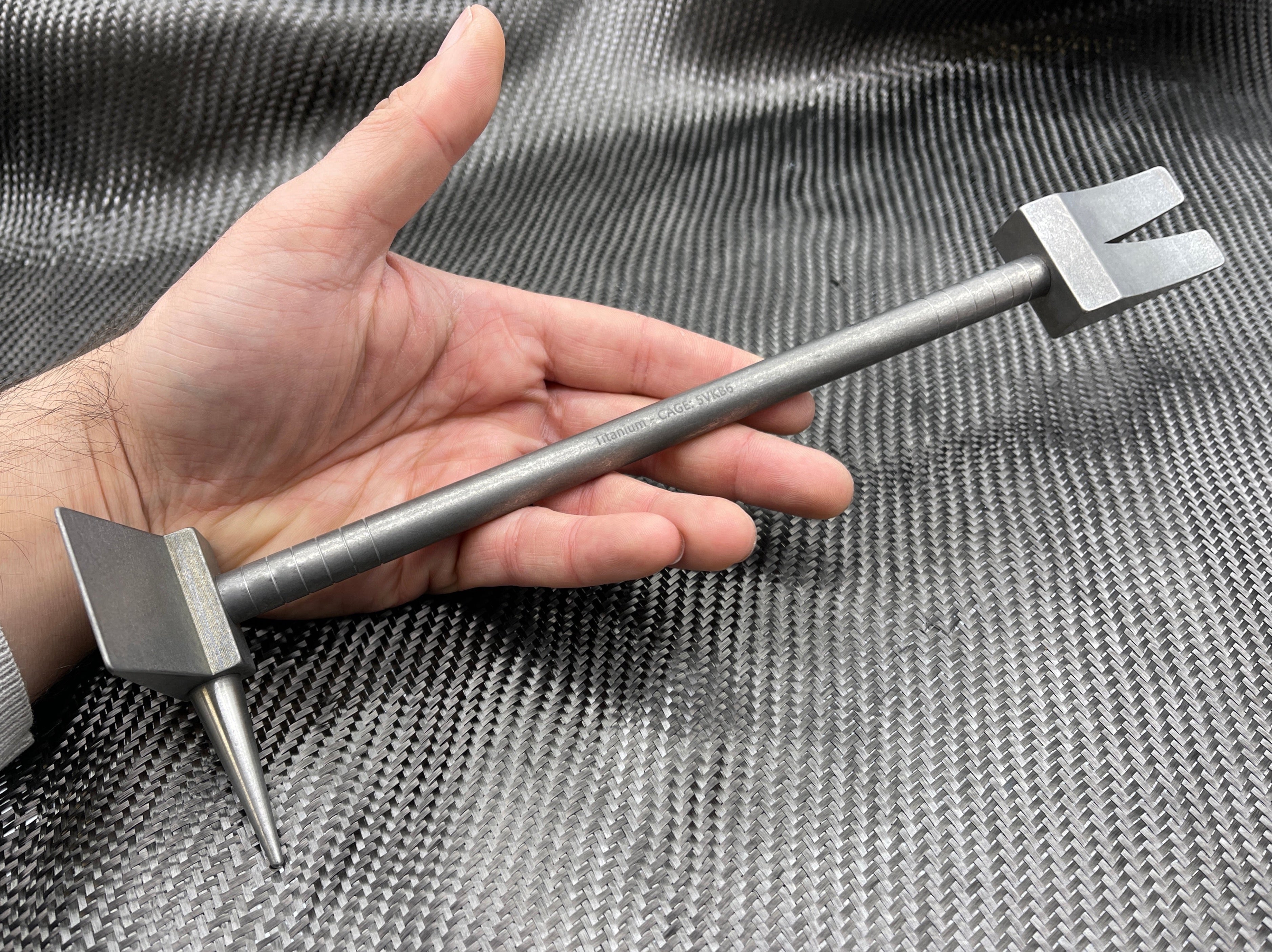 12" XL Ti Hooligan Forced Entry Tool - Titanium - New 2026 Small Batch!