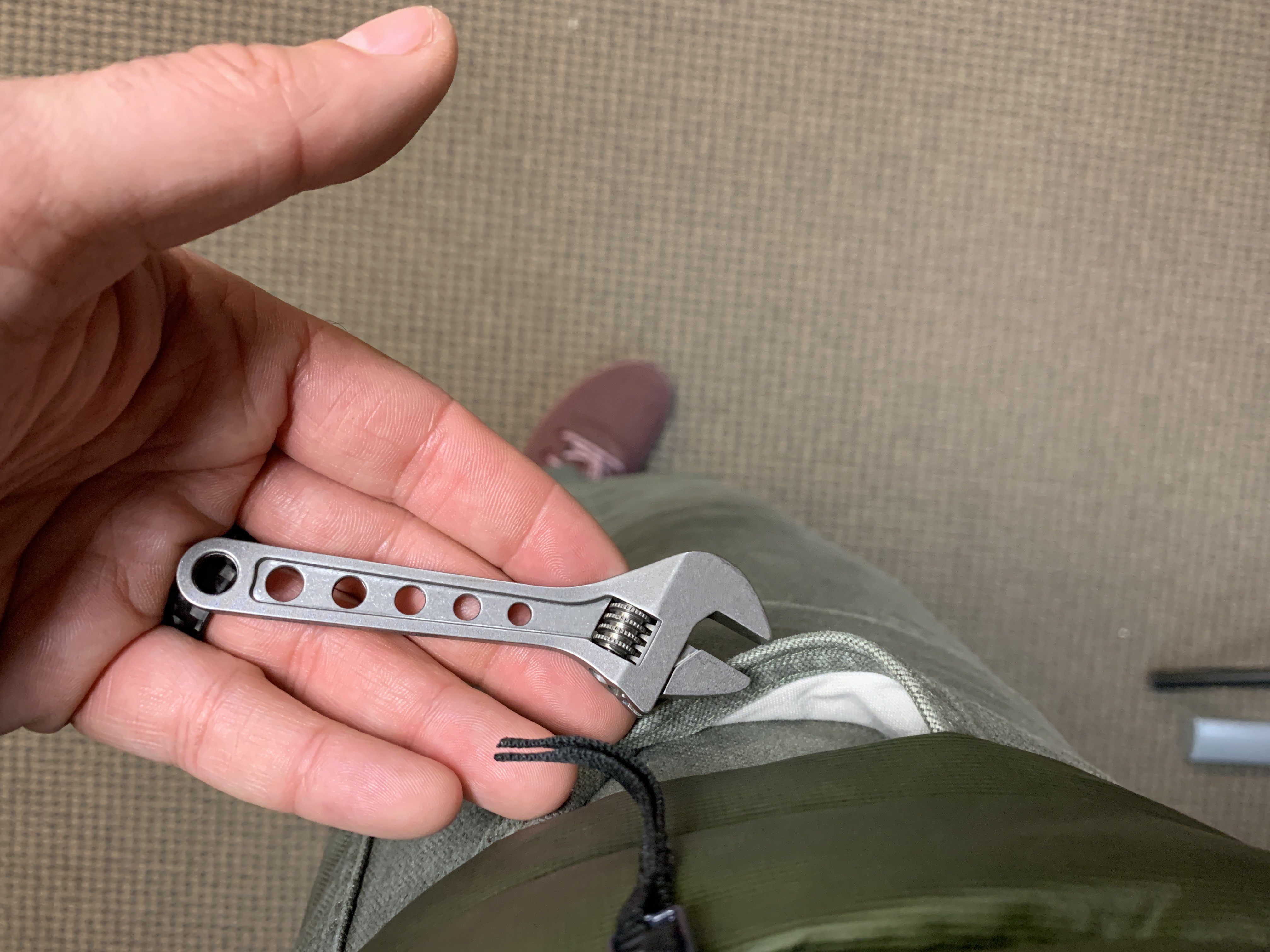 Adjustable Wrench - Titanium 4 Inch ( NSN Pending ) - CountyComm