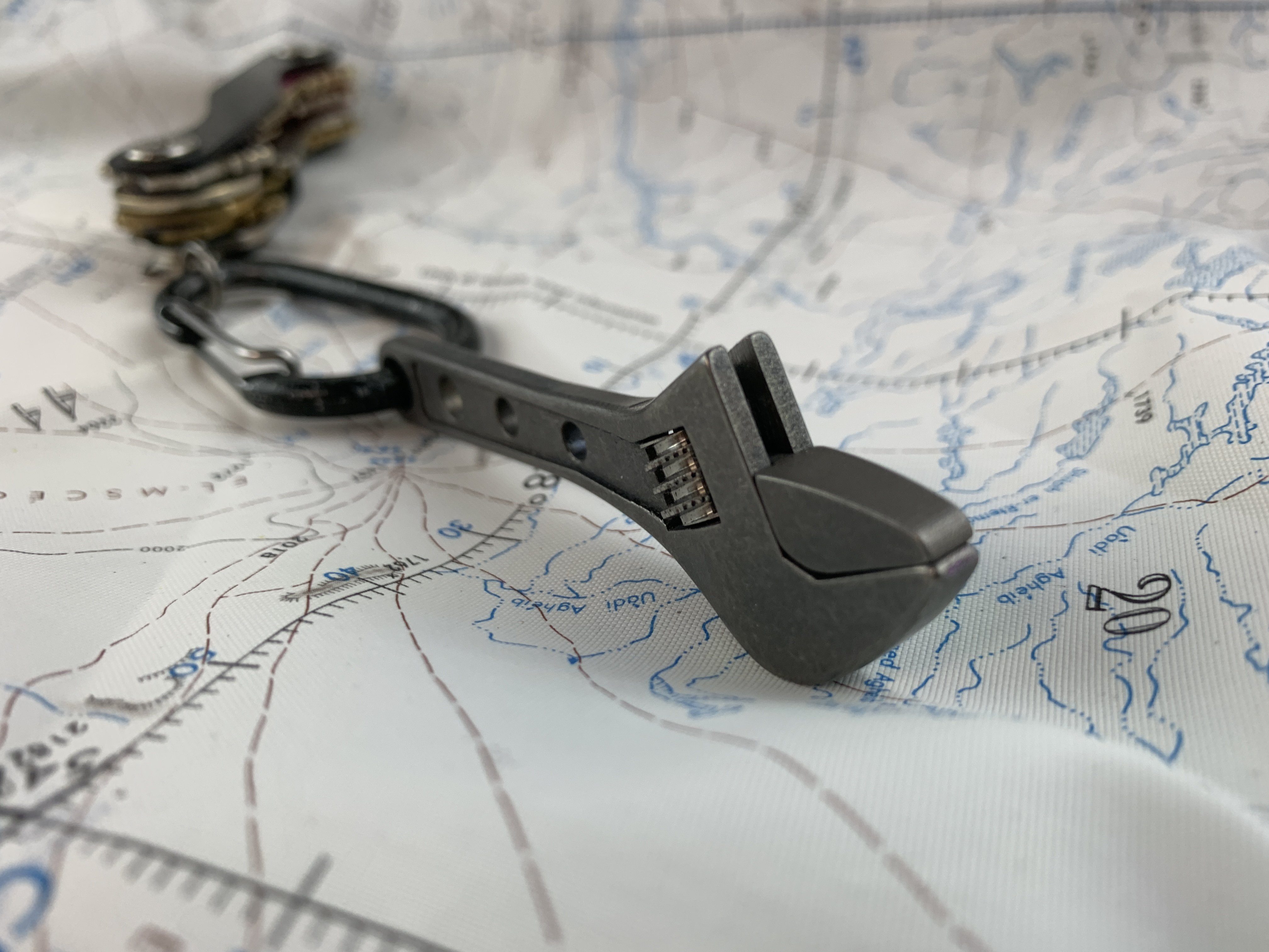 Small Adjustable Wrench - Titanium 3 Inch ( NSN Pending ) - CountyComm