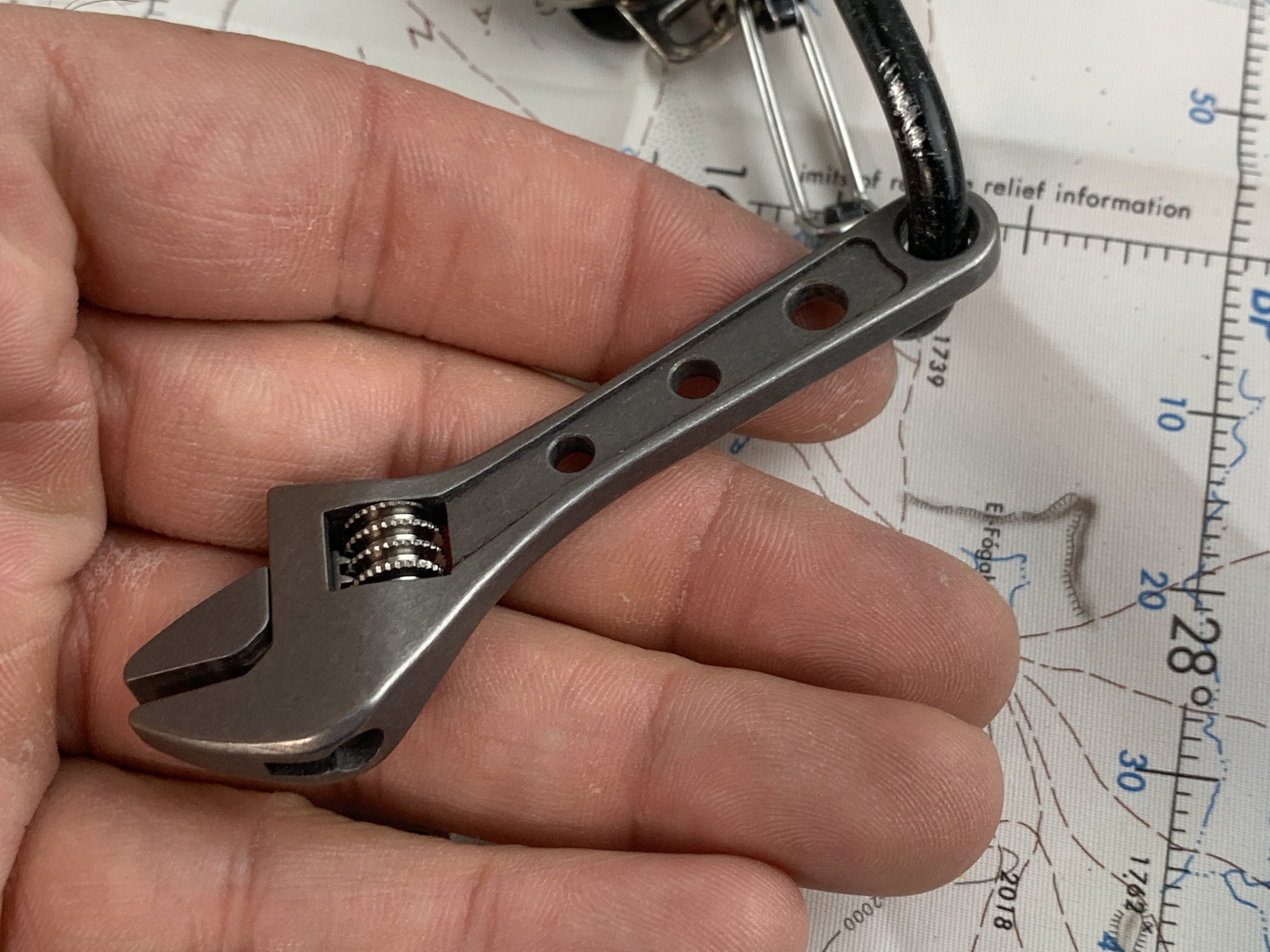 Small Adjustable Wrench - Titanium 3 Inch ( NSN Pending ) - CountyComm