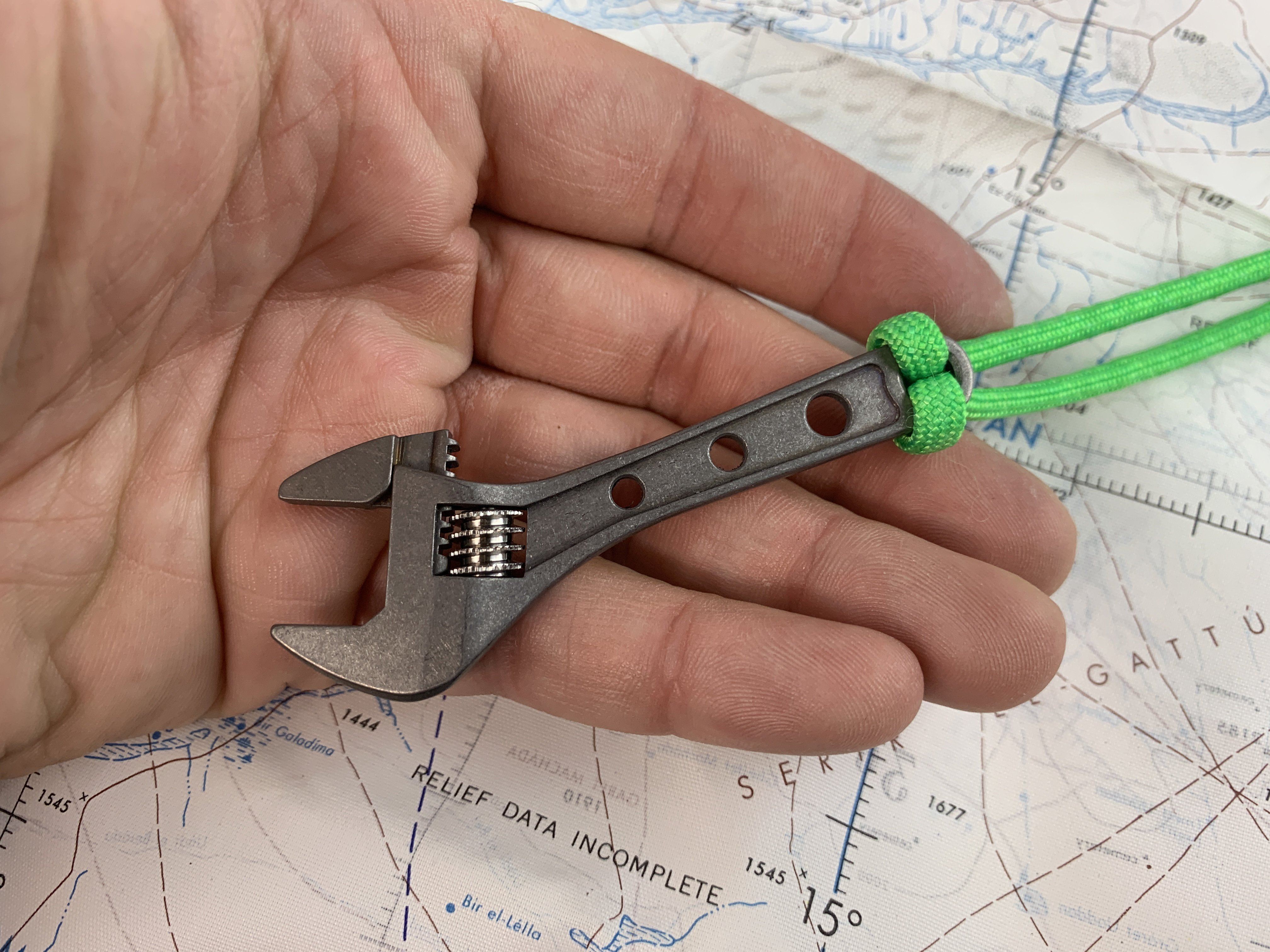 Small Adjustable Wrench - Titanium 3 Inch ( NSN Pending ) - CountyComm