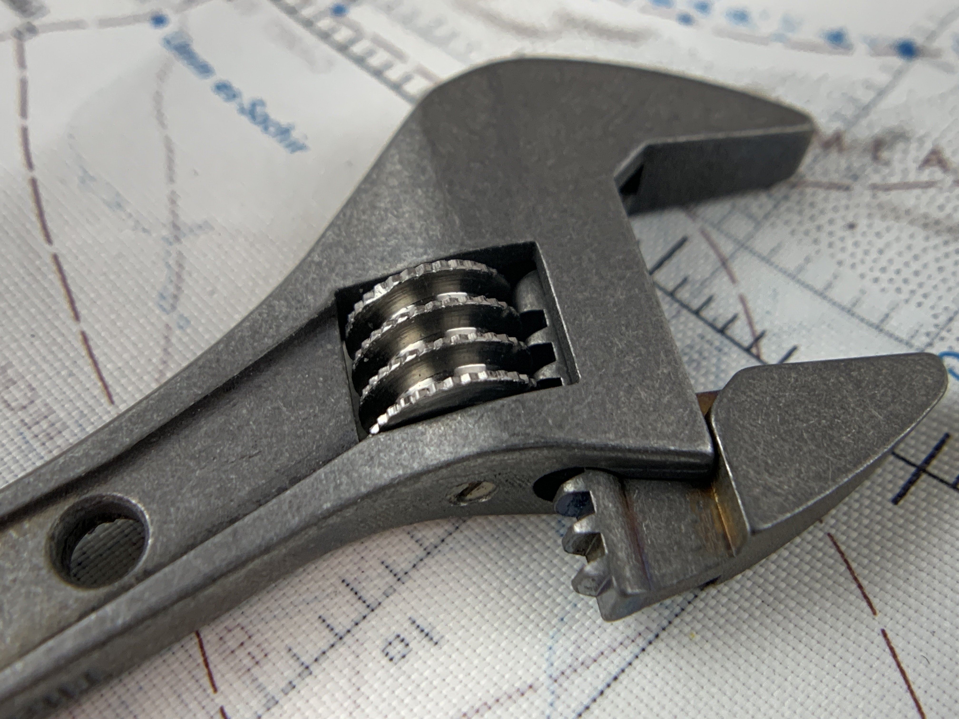 Small Adjustable Wrench - Titanium 3 Inch ( NSN Pending ) - CountyComm