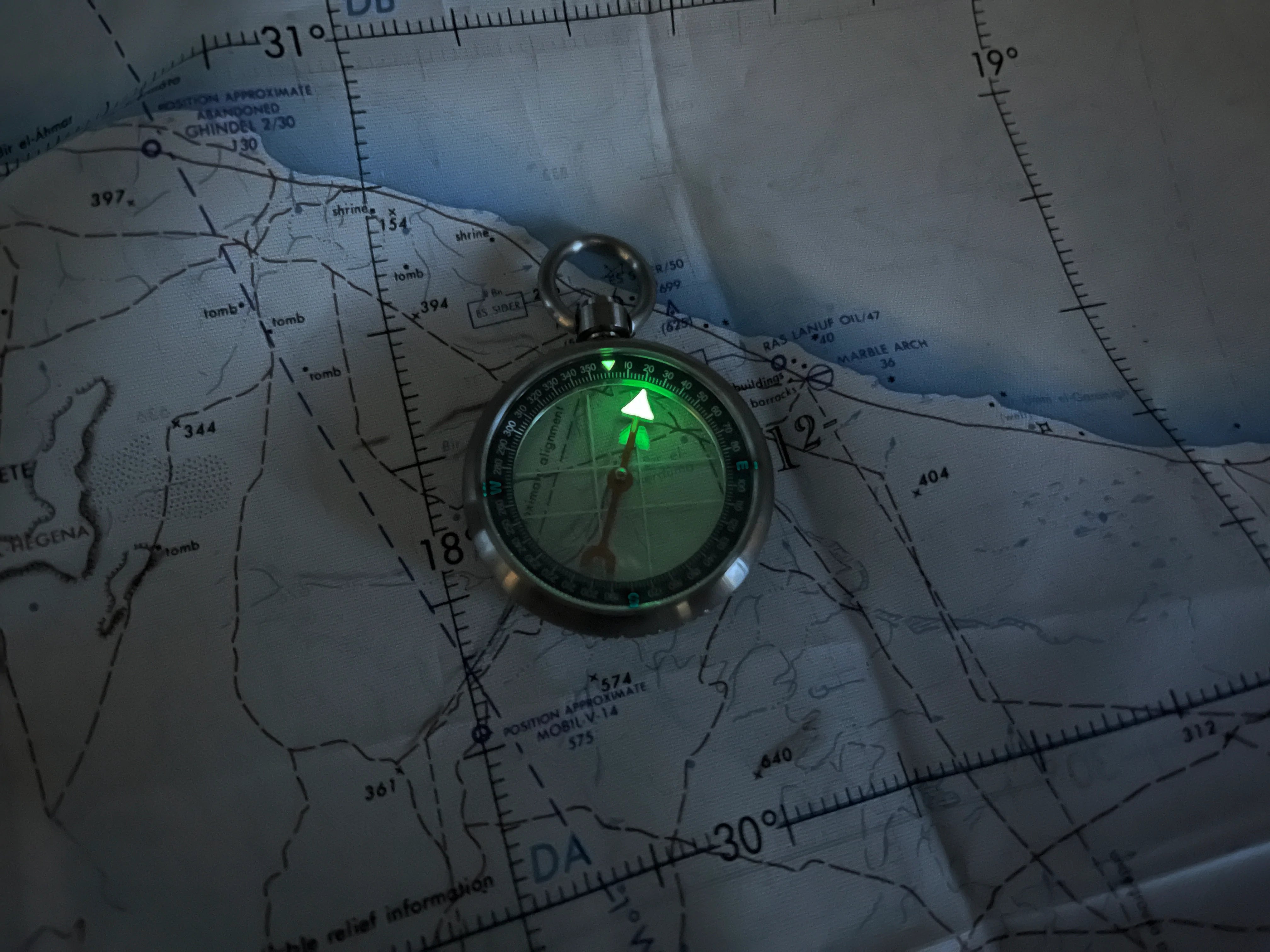 45mm - Heirloom Dual Sapphire Titanium Compass - Gen 3