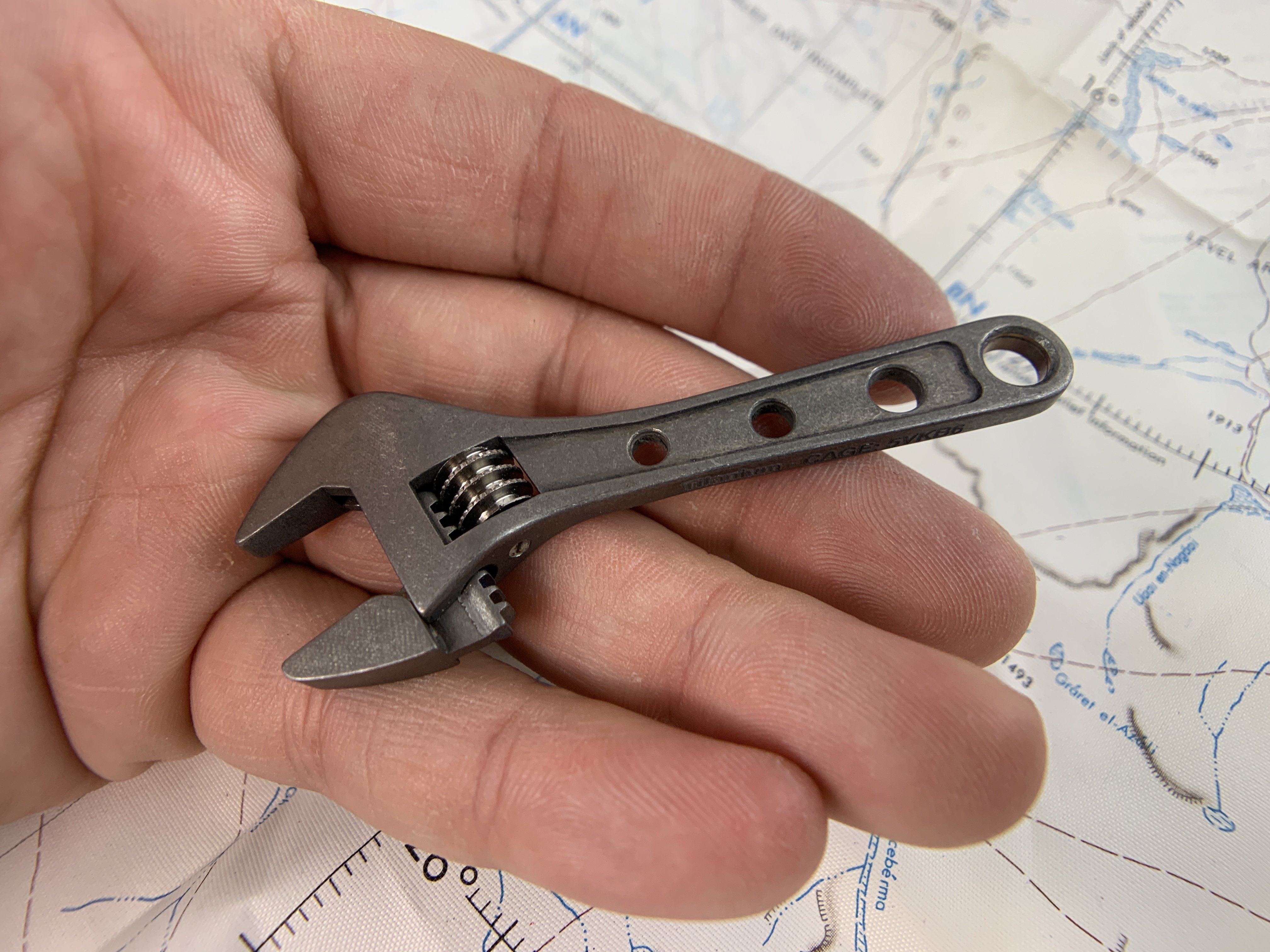Small Adjustable Wrench - Titanium 3 Inch ( NSN Pending ) - CountyComm