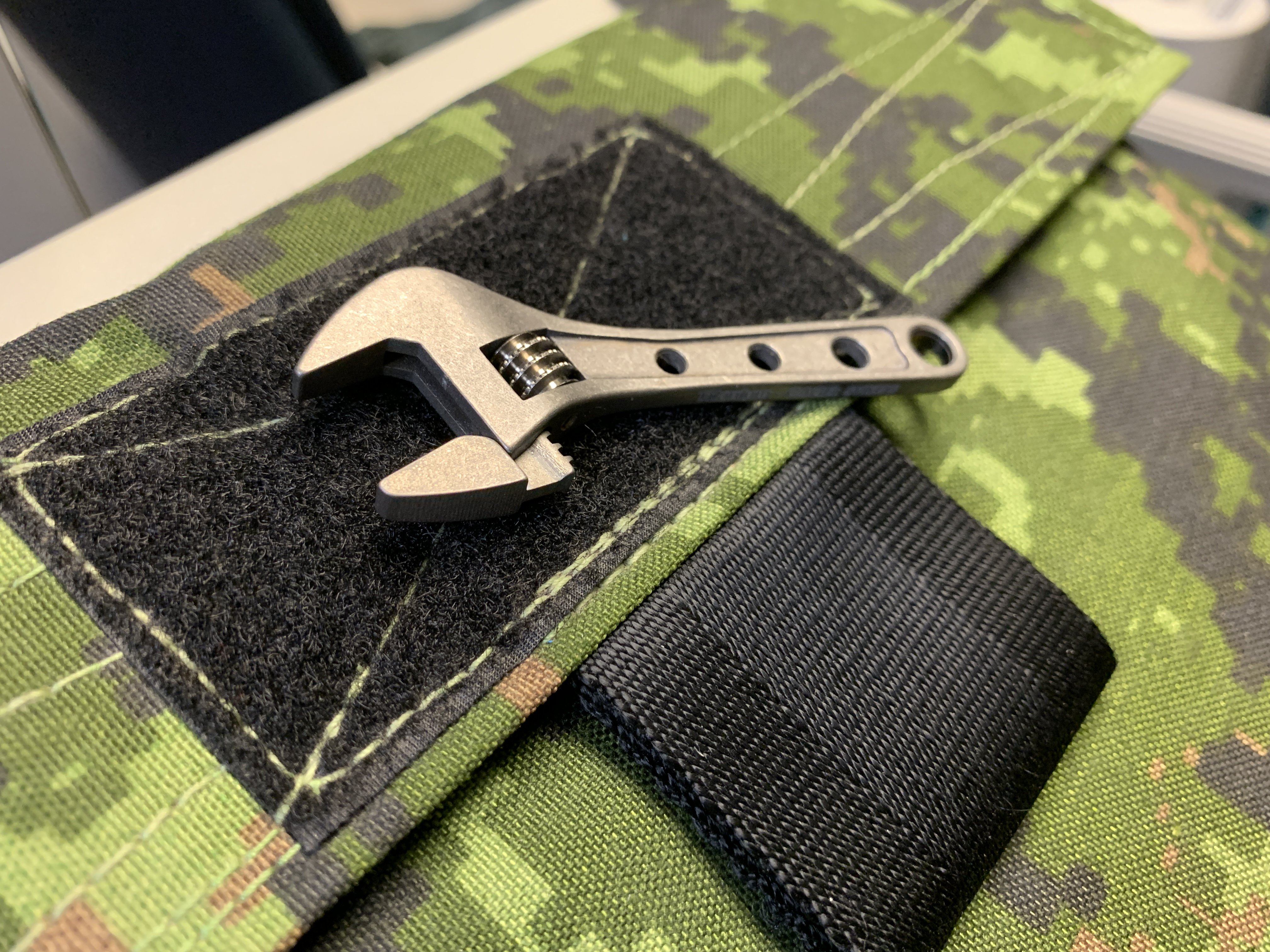 Small Adjustable Wrench - Titanium 3 Inch ( NSN Pending ) - CountyComm