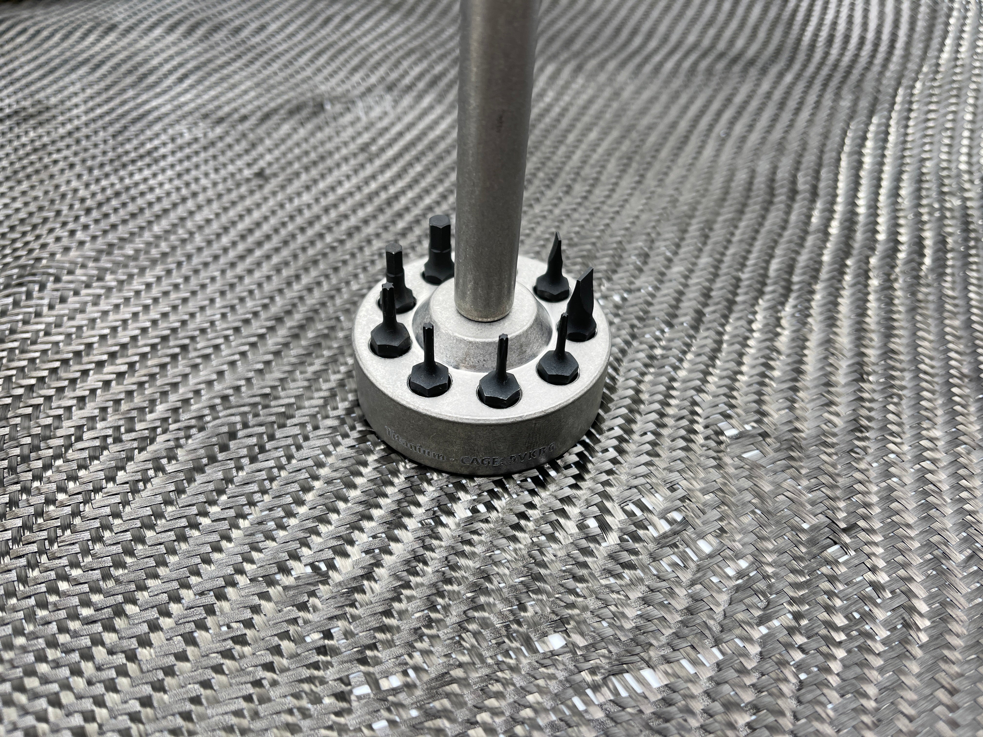 Universal Titanium Desk Stand for 1/4" Screwdriver Sets! - Gen 2