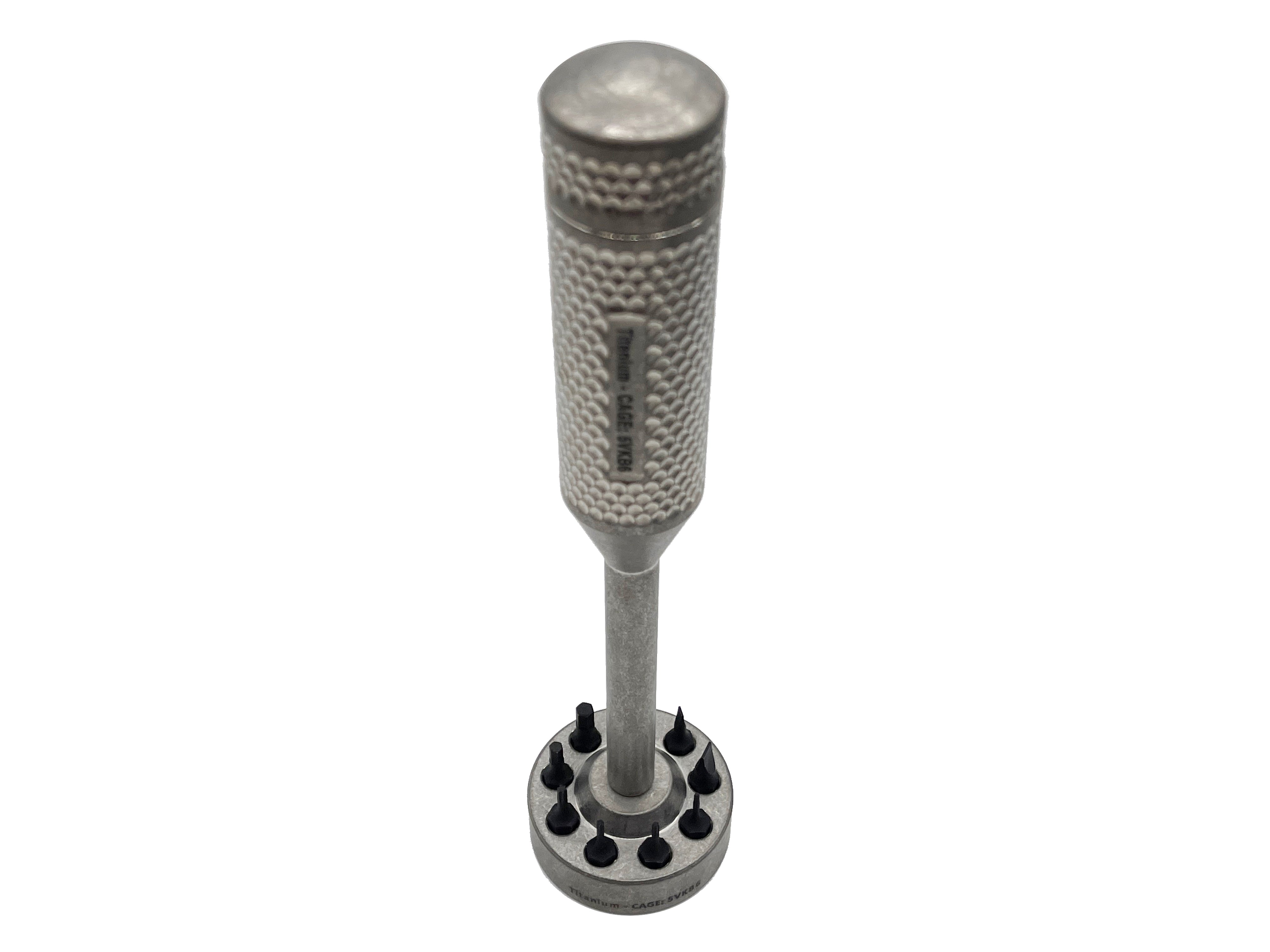 Universal Titanium Desk Stand for 1/4" Screwdriver Sets! - Gen 2