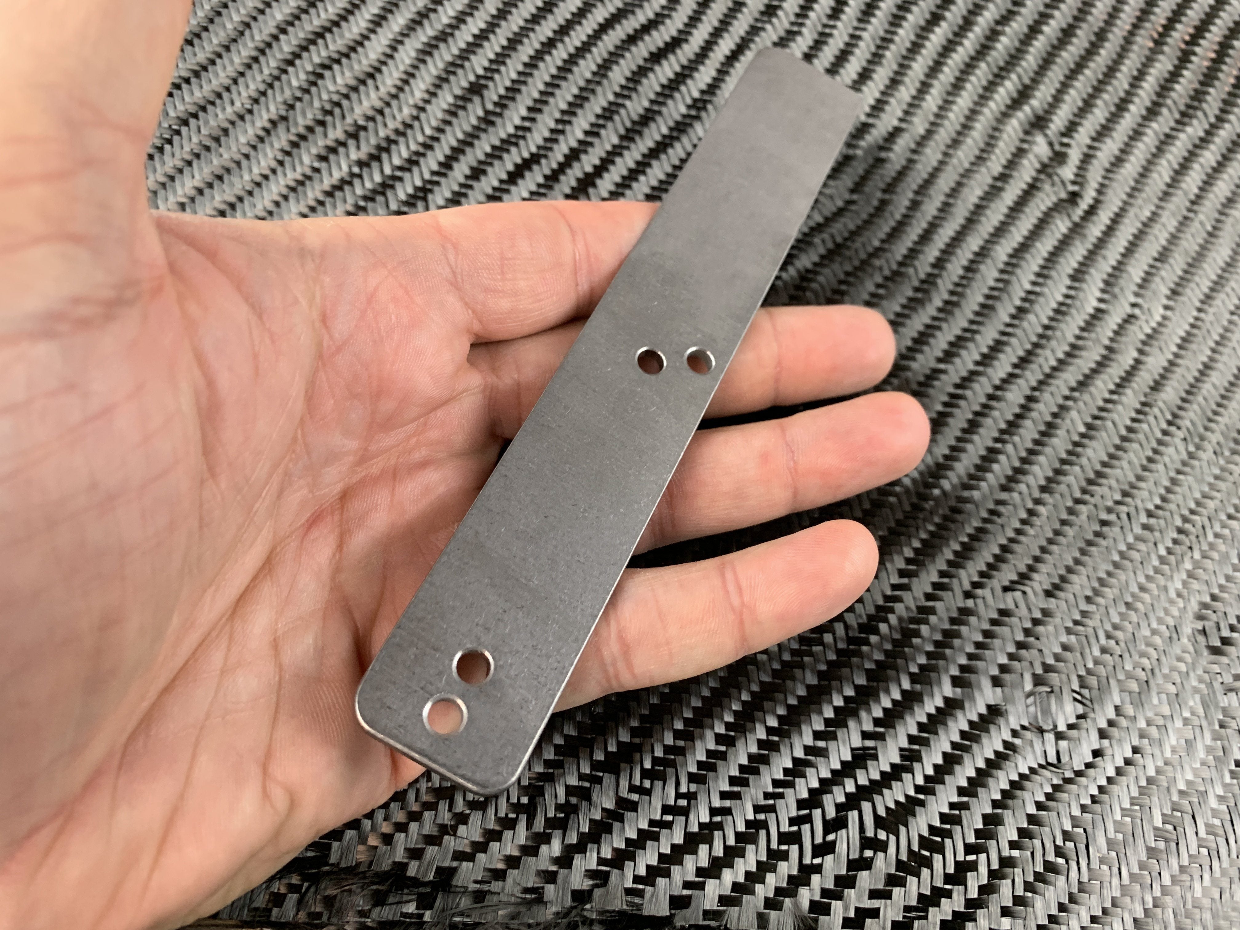 Tumbled Titanium EOD Robotics Breacher Bar ( 2 Sizes ) - CountyComm
