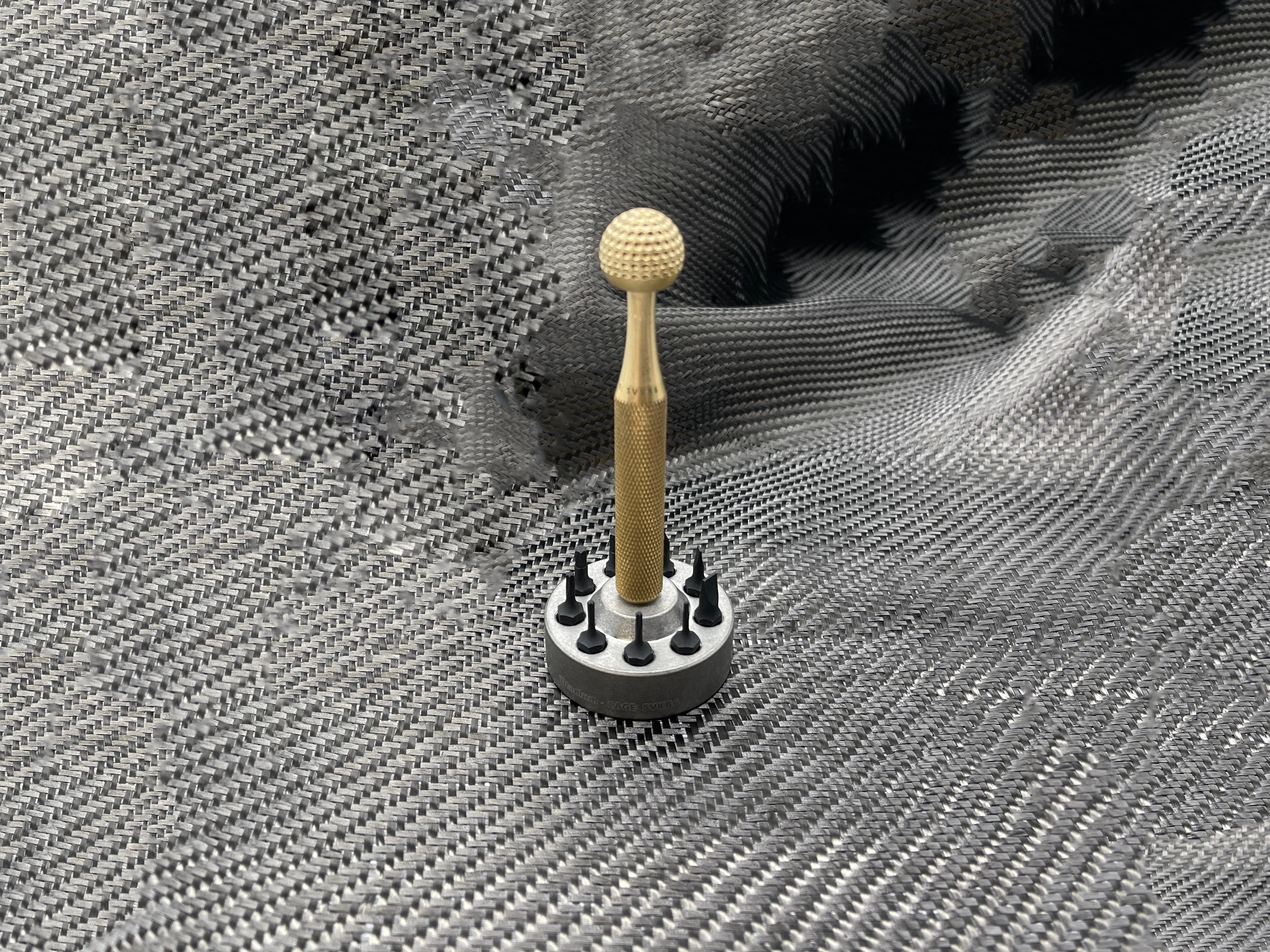 Universal Titanium Desk Stand for 1/4" Screwdriver Sets! - Gen 2