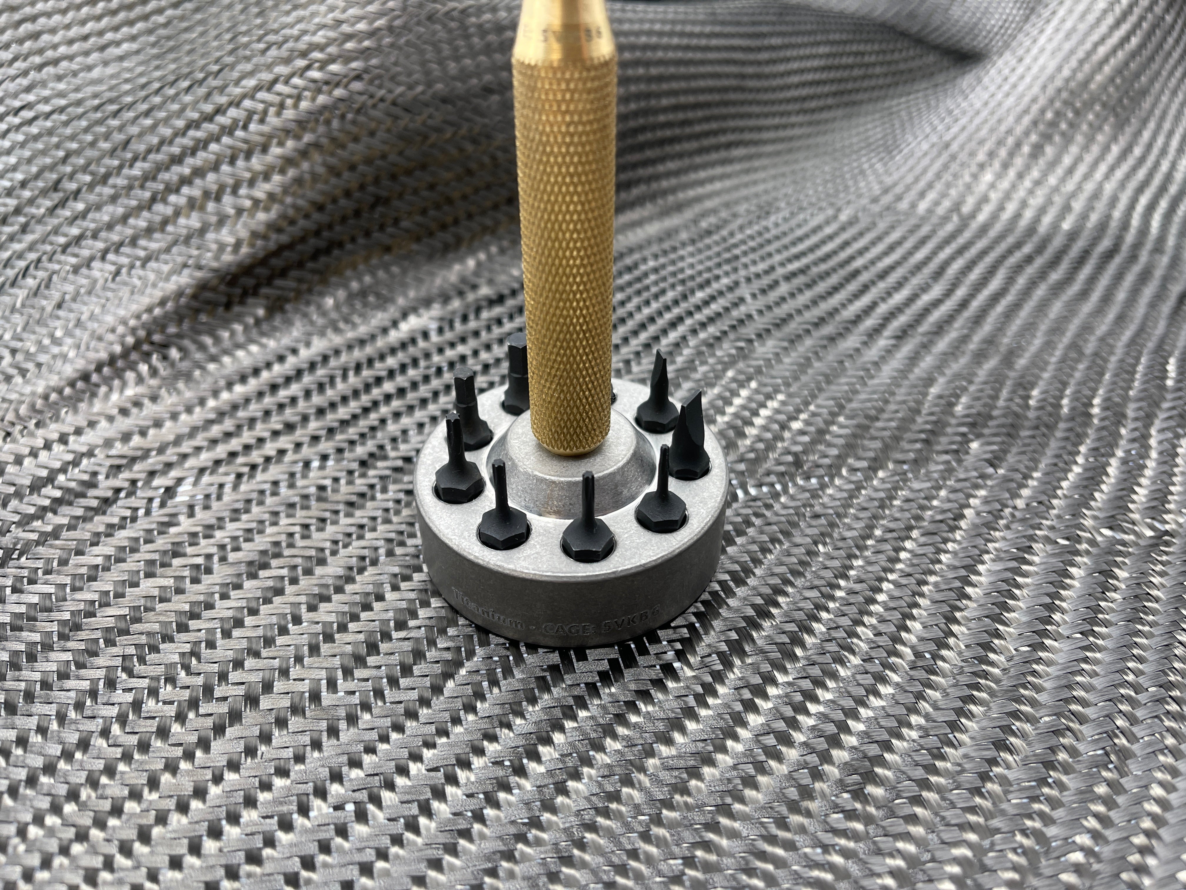 Universal Titanium Desk Stand for 1/4" Screwdriver Sets! - Gen 2