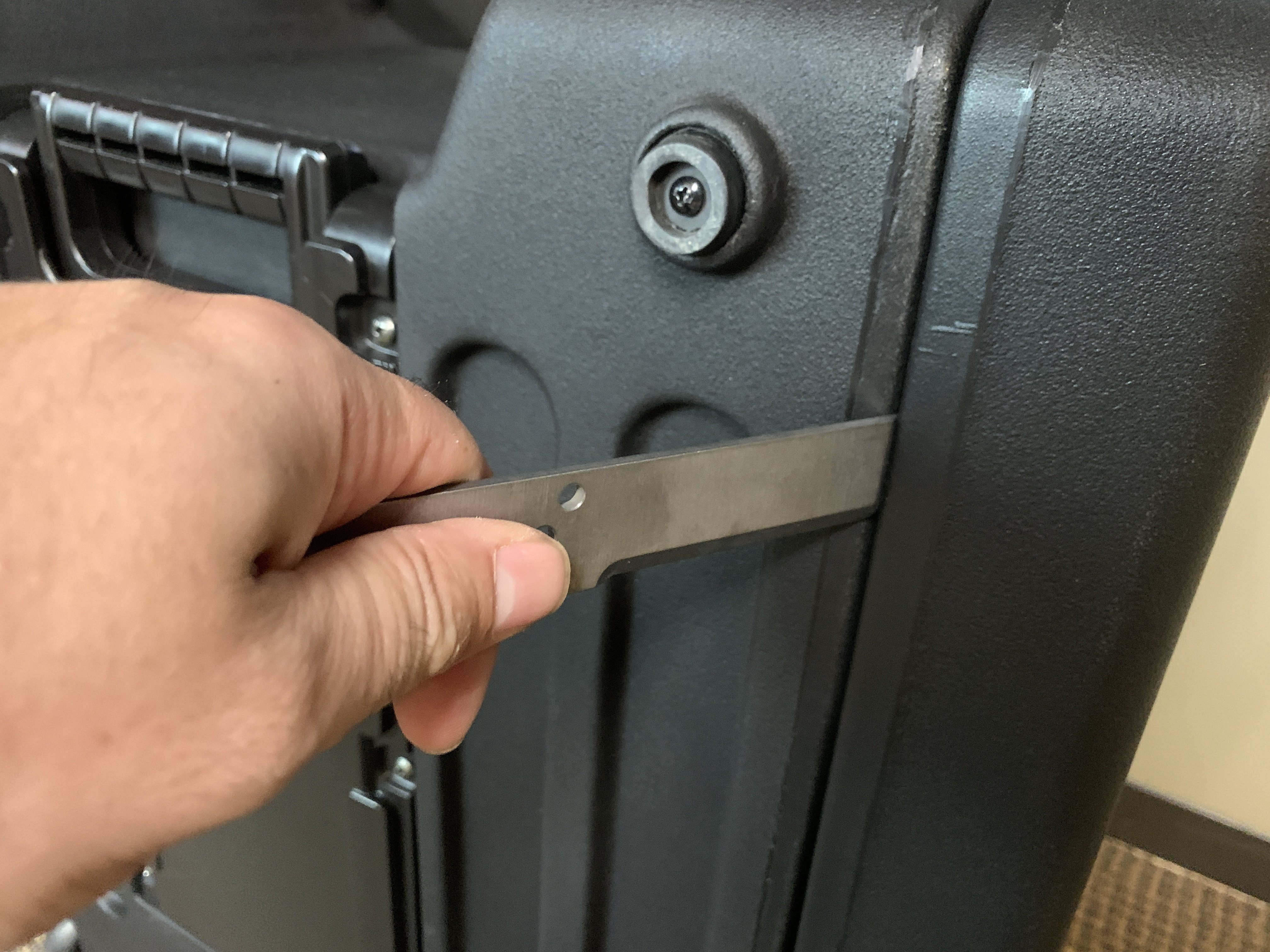 Tumbled Titanium EOD Robotics Breacher Bar ( 2 Sizes ) - CountyComm
