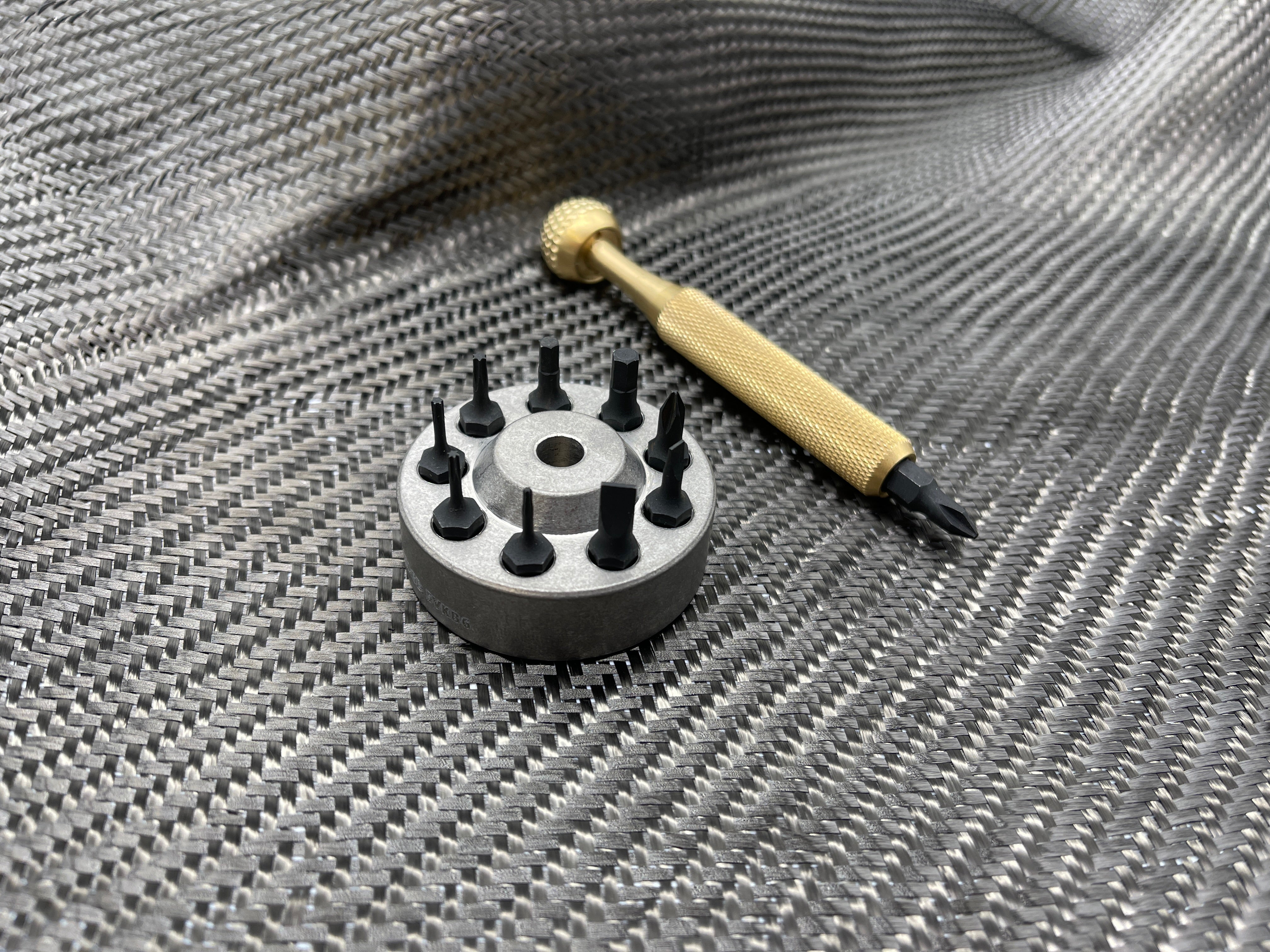 Universal Titanium Desk Stand for 1/4" Screwdriver Sets! - Gen 2