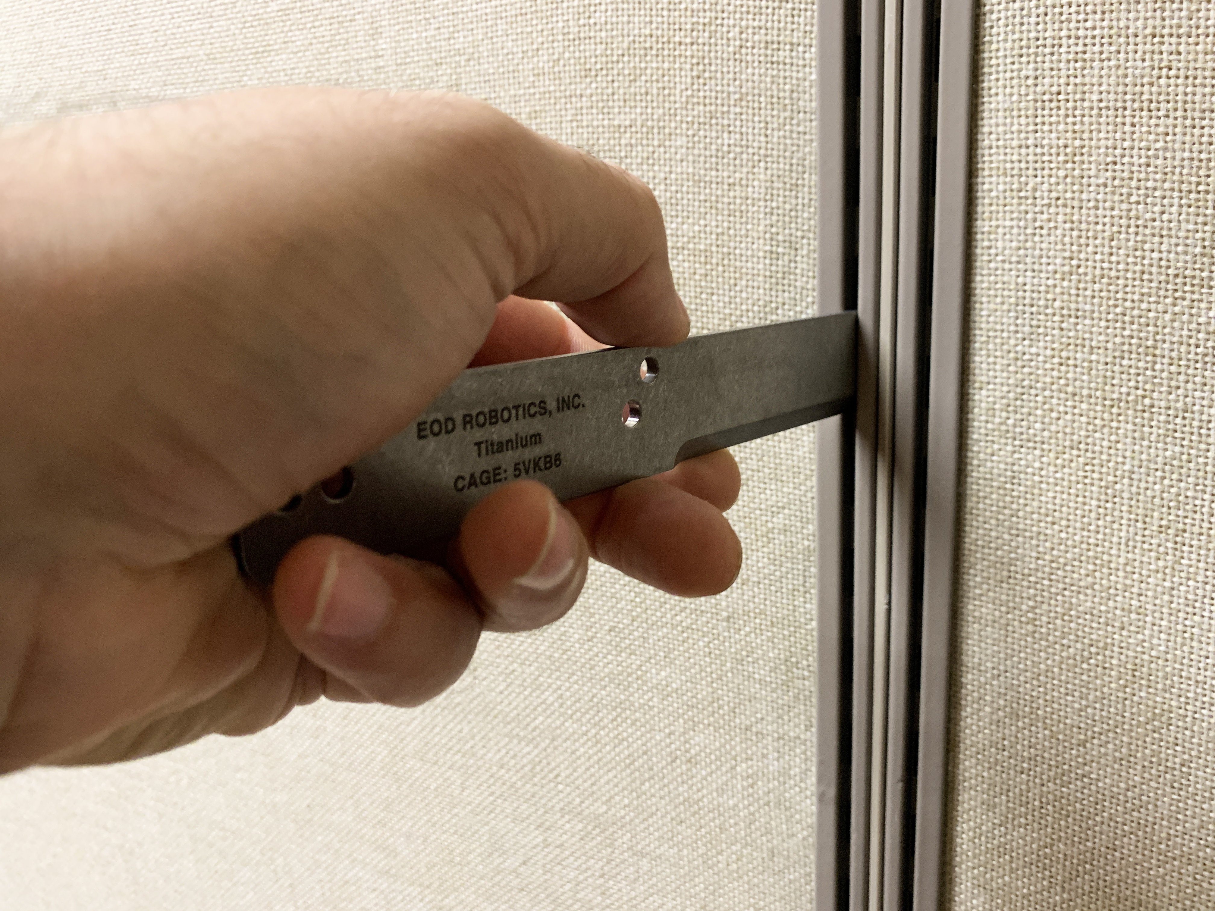 Tumbled Titanium EOD Robotics Breacher Bar ( 2 Sizes ) - CountyComm
