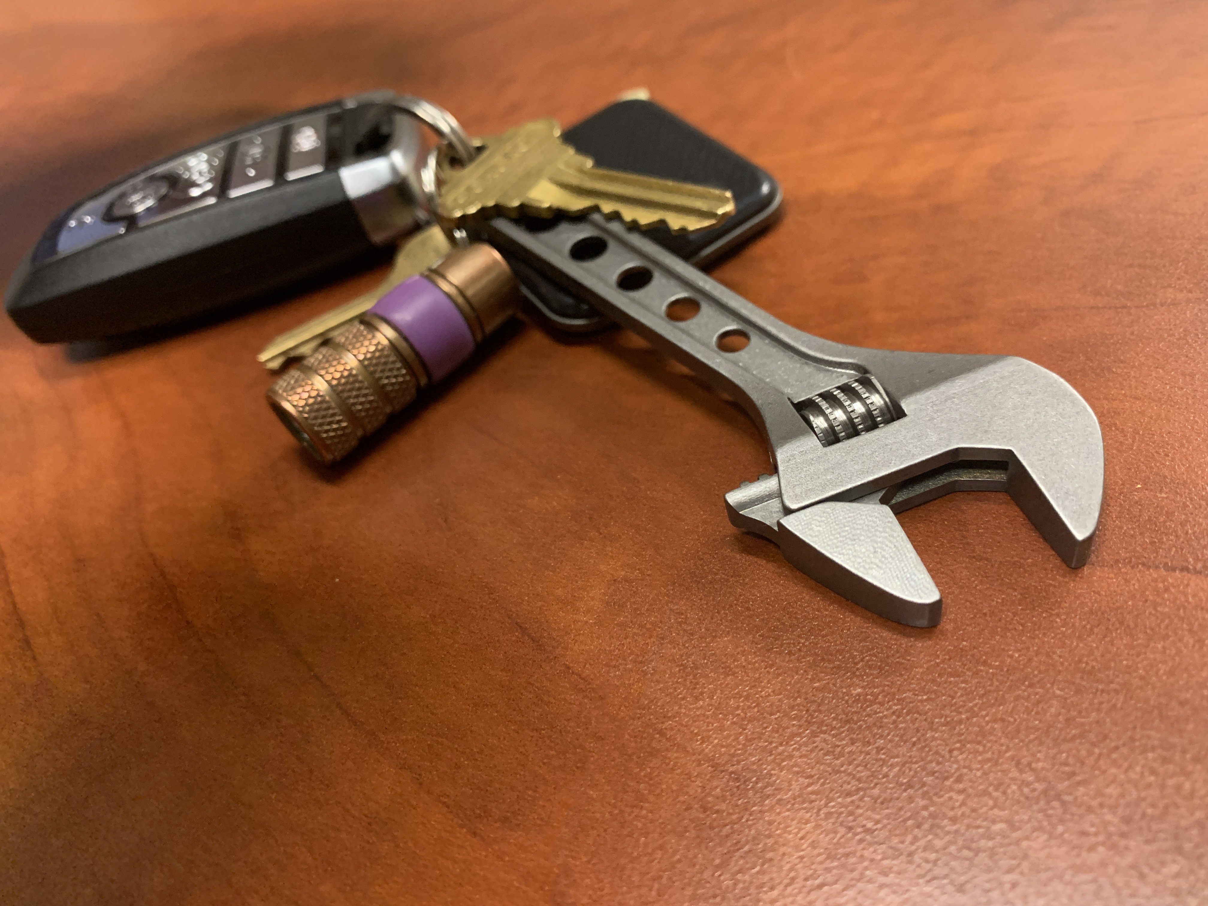 Adjustable Wrench - Titanium 4 Inch ( NSN Pending ) - CountyComm