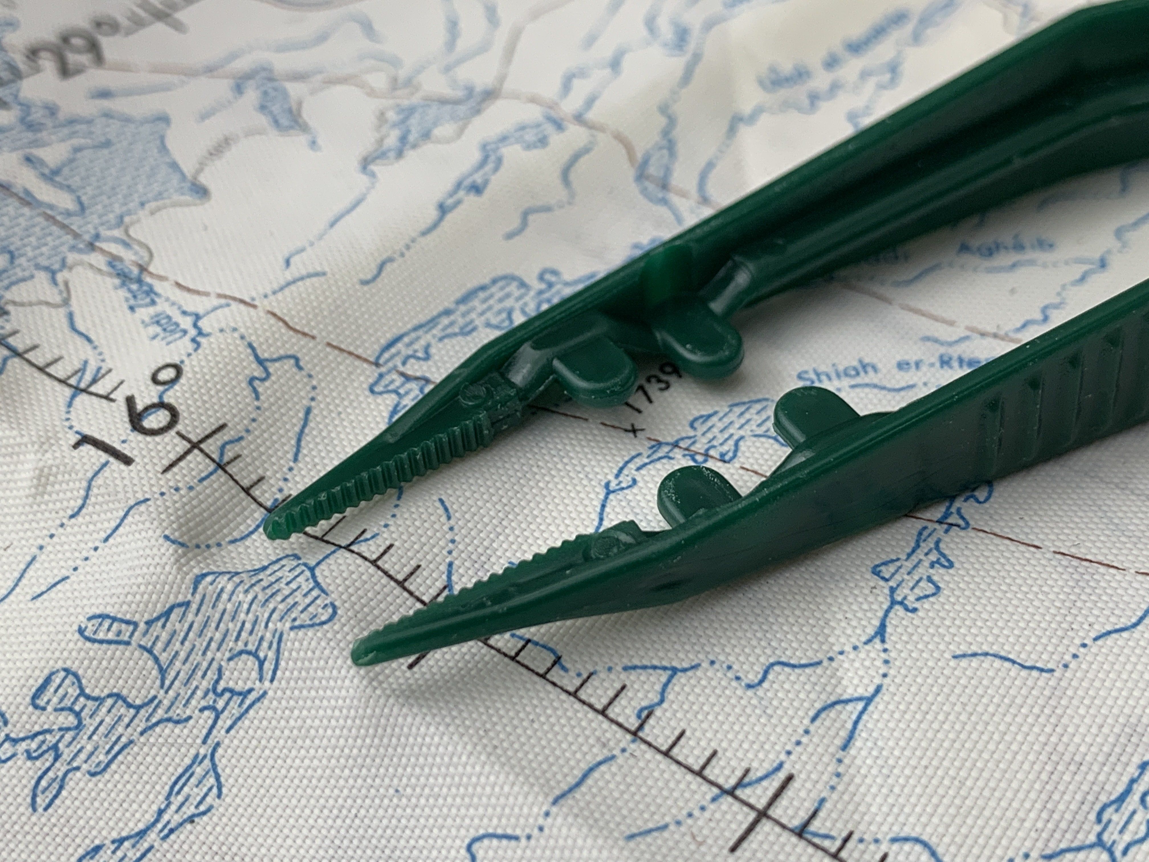 Composite Resin Disposable Tweezer OD Green - CountyComm