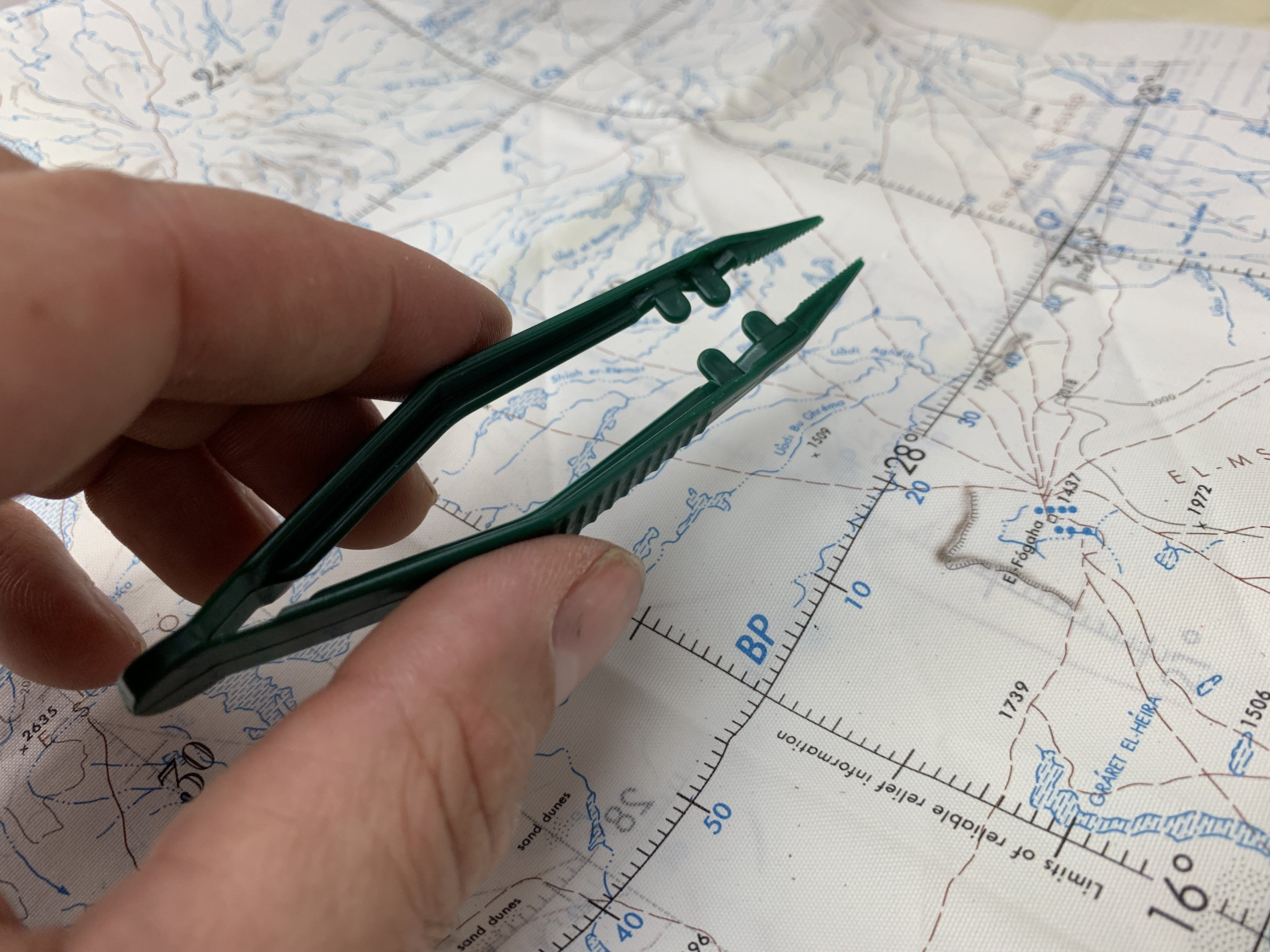 Composite Resin Disposable Tweezer OD Green - CountyComm