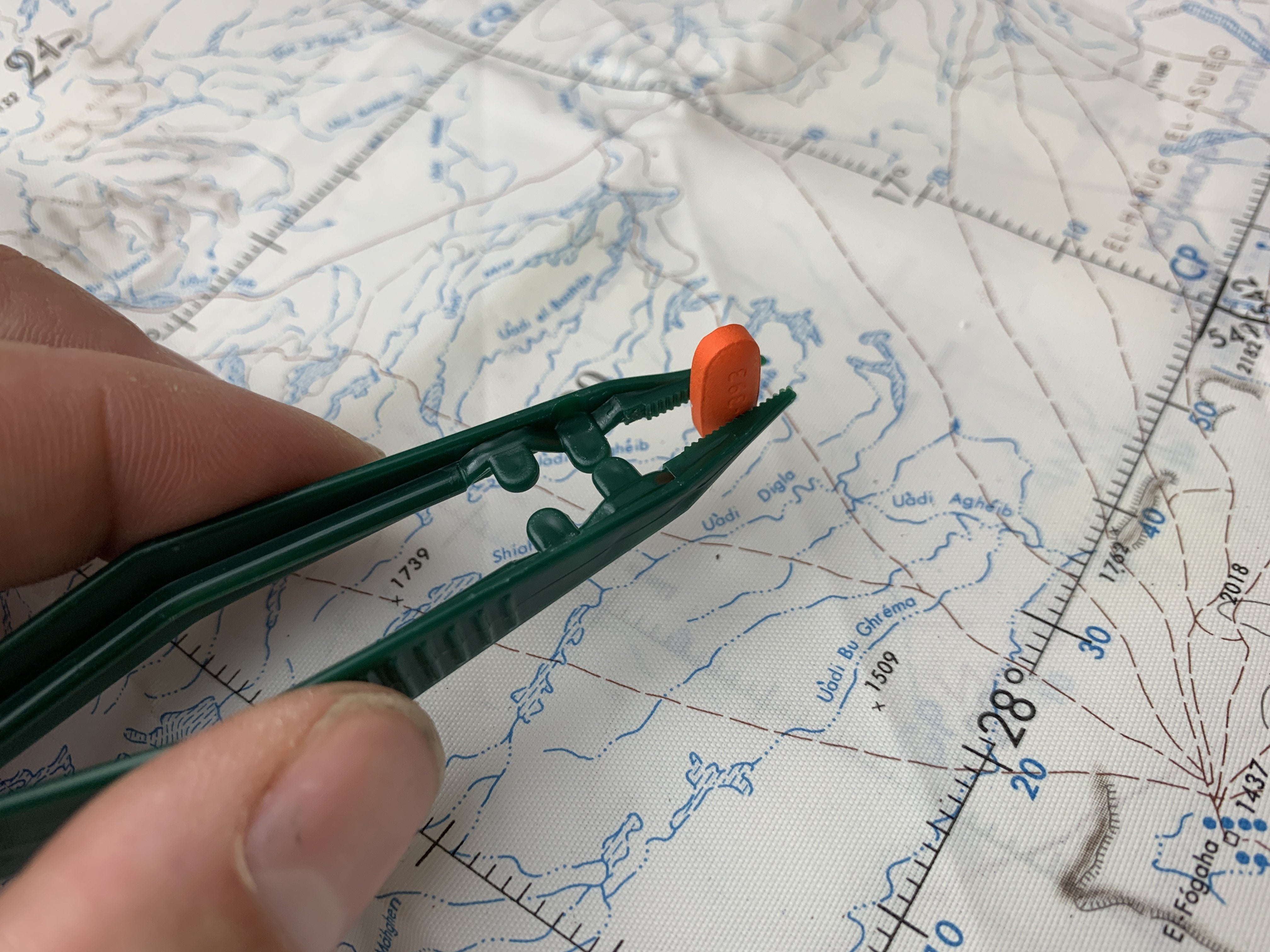 Composite Resin Disposable Tweezer OD Green - CountyComm