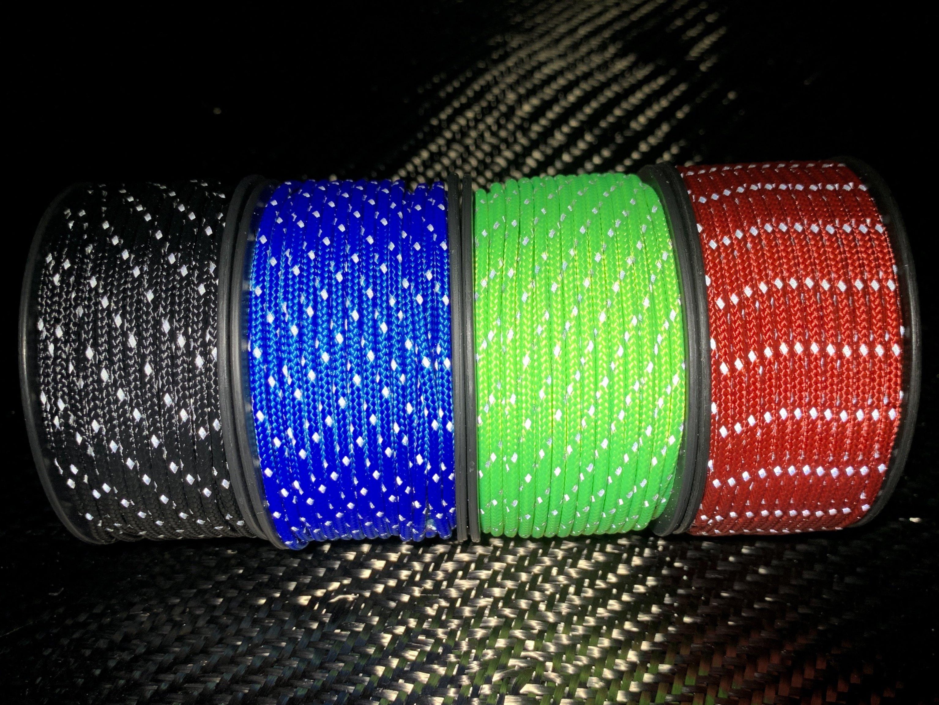 Micro Reflective Cord 65ft /200lb Test - CountyComm