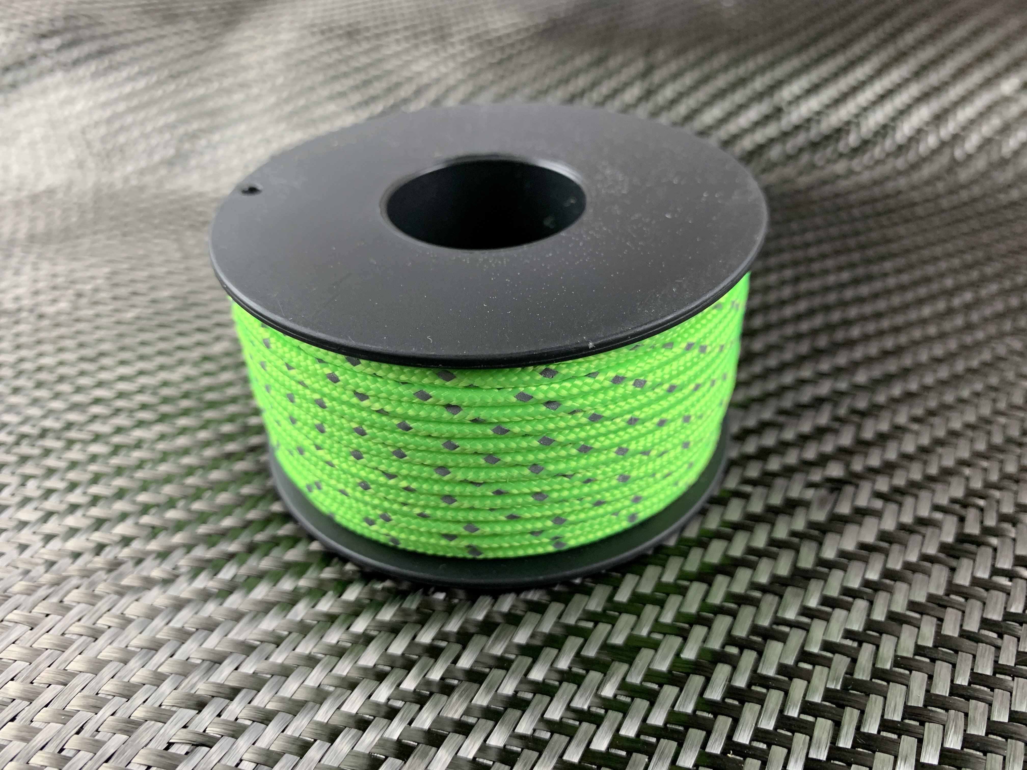Micro Reflective Cord 65ft /200lb Test - CountyComm