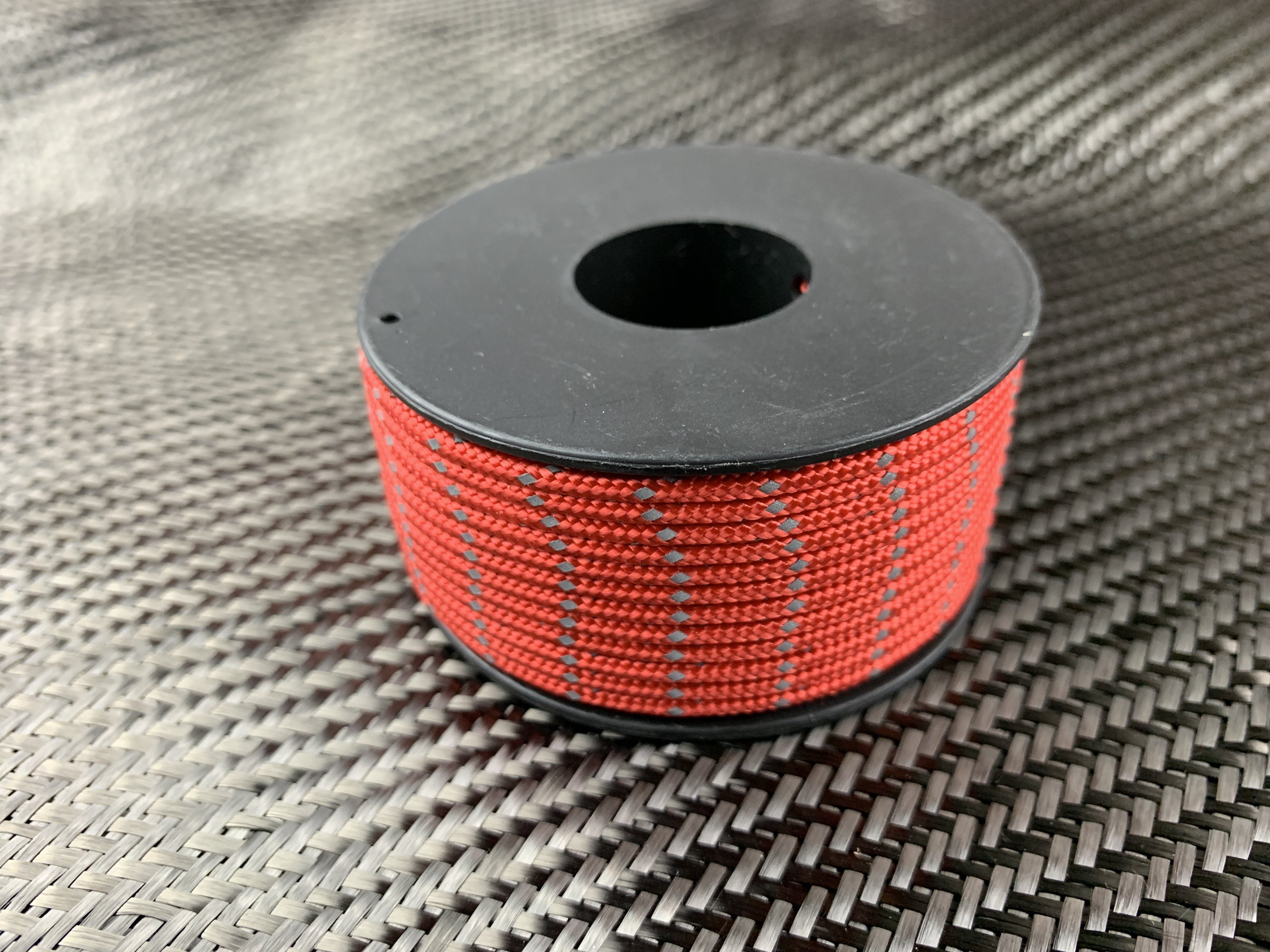 Micro Reflective Cord 65ft /200lb Test - CountyComm