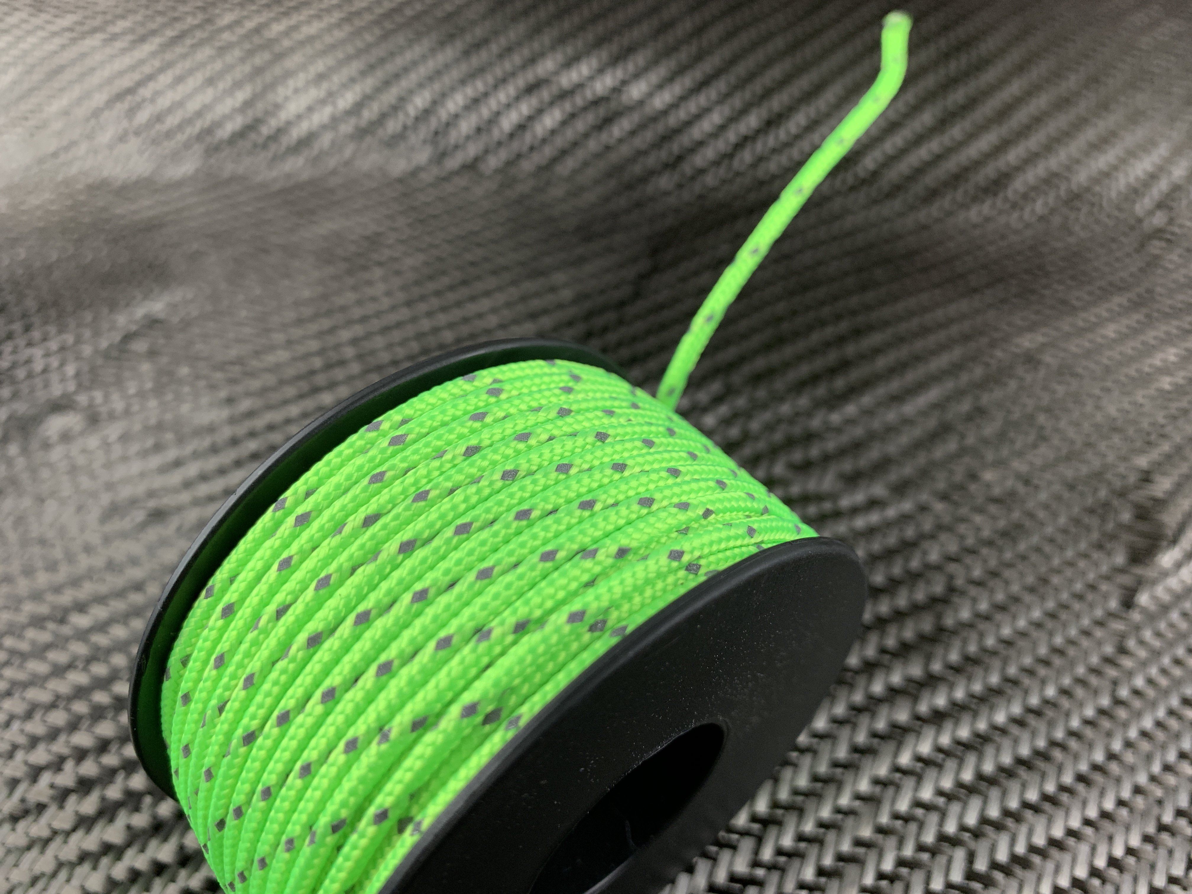 Micro Reflective Cord 65ft /200lb Test - CountyComm