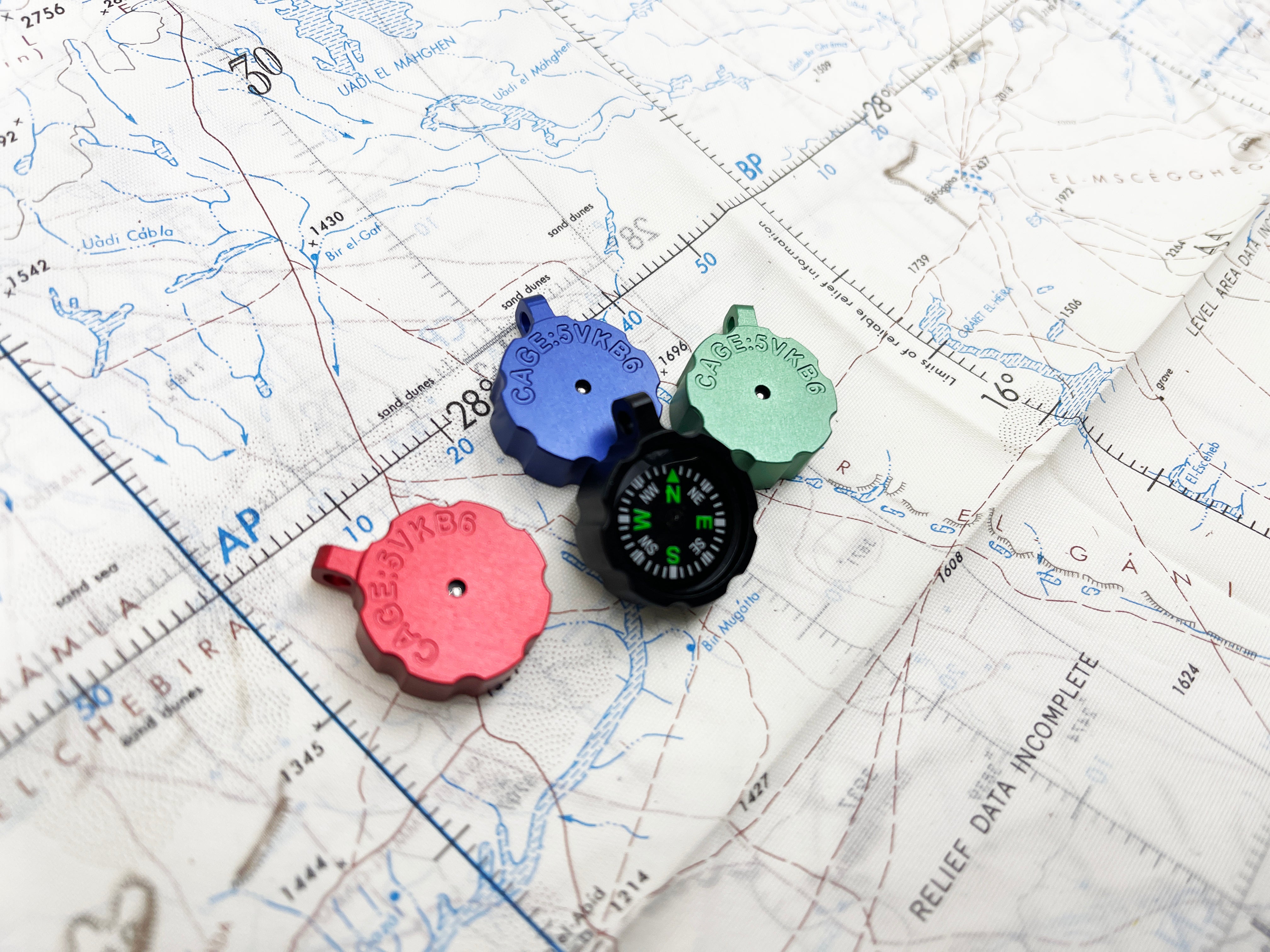 Rugged Anodized Companion Compass - Gen 2