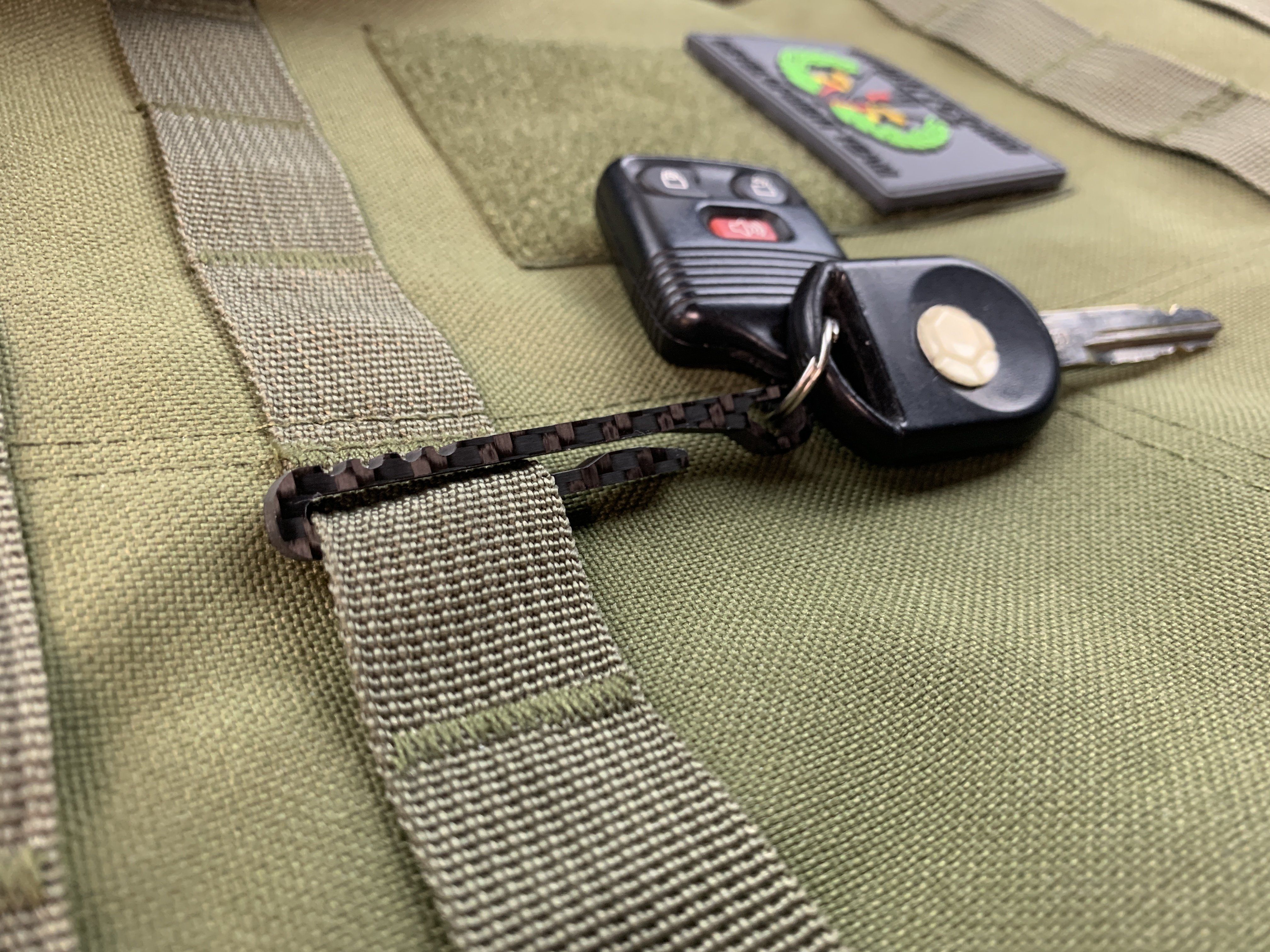 Carbon Fiber Key Amigo Key Clip - CountyComm