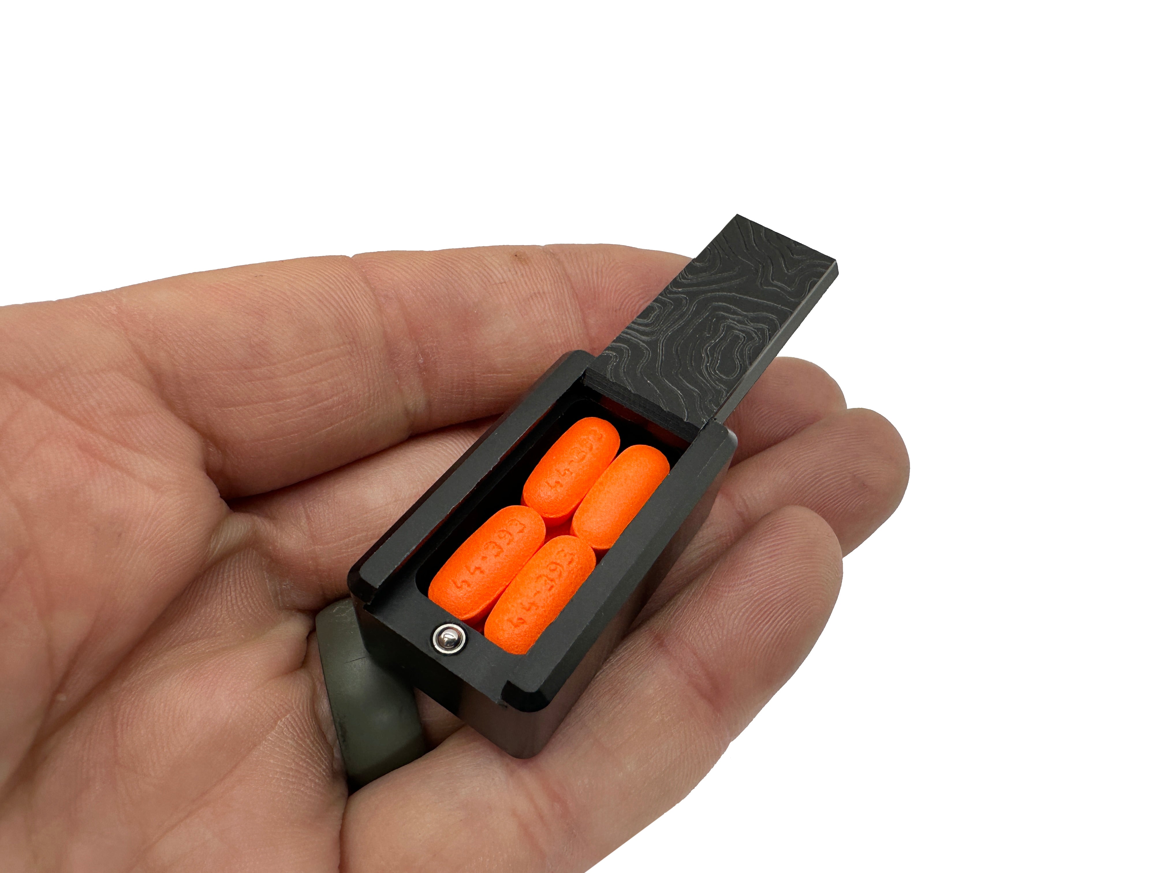 Tiny Delrin Pocket Box - ( Gen 3 ) Topo + Glow Shell