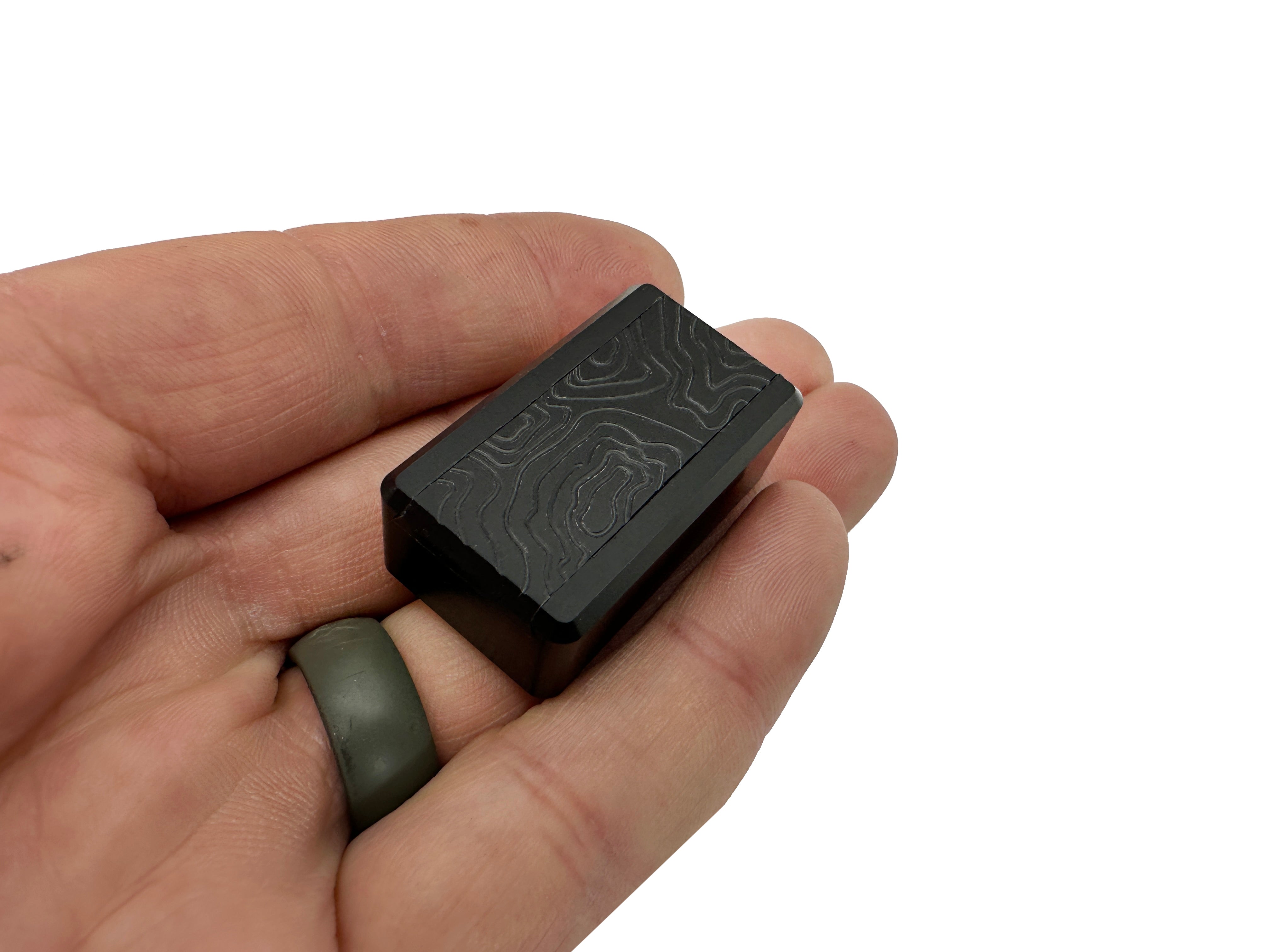 Tiny Delrin Pocket Box - ( Gen 3 ) Topo + Glow Shell