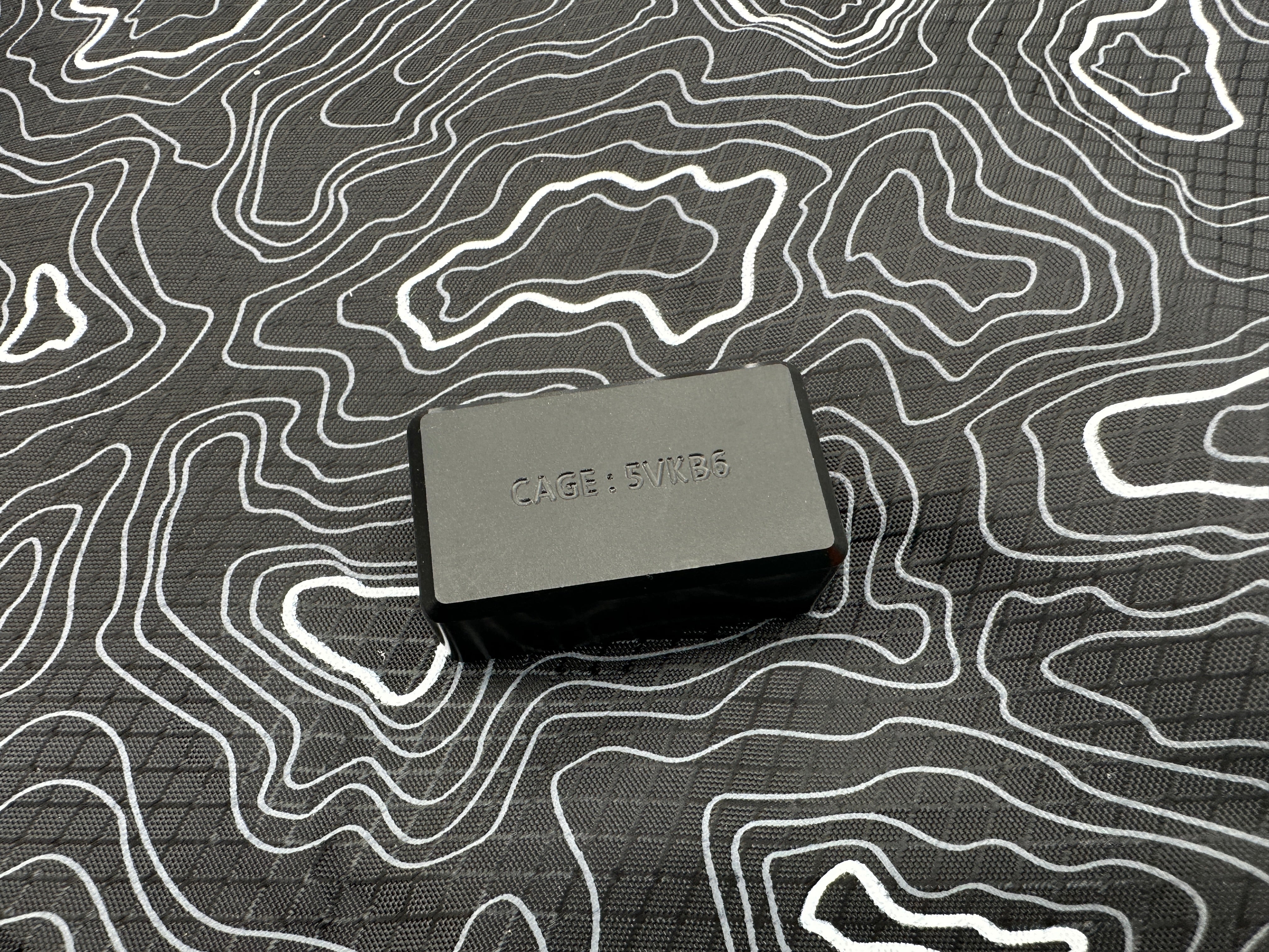 Tiny Delrin Pocket Box - ( Gen 3 ) Topo + Glow Shell