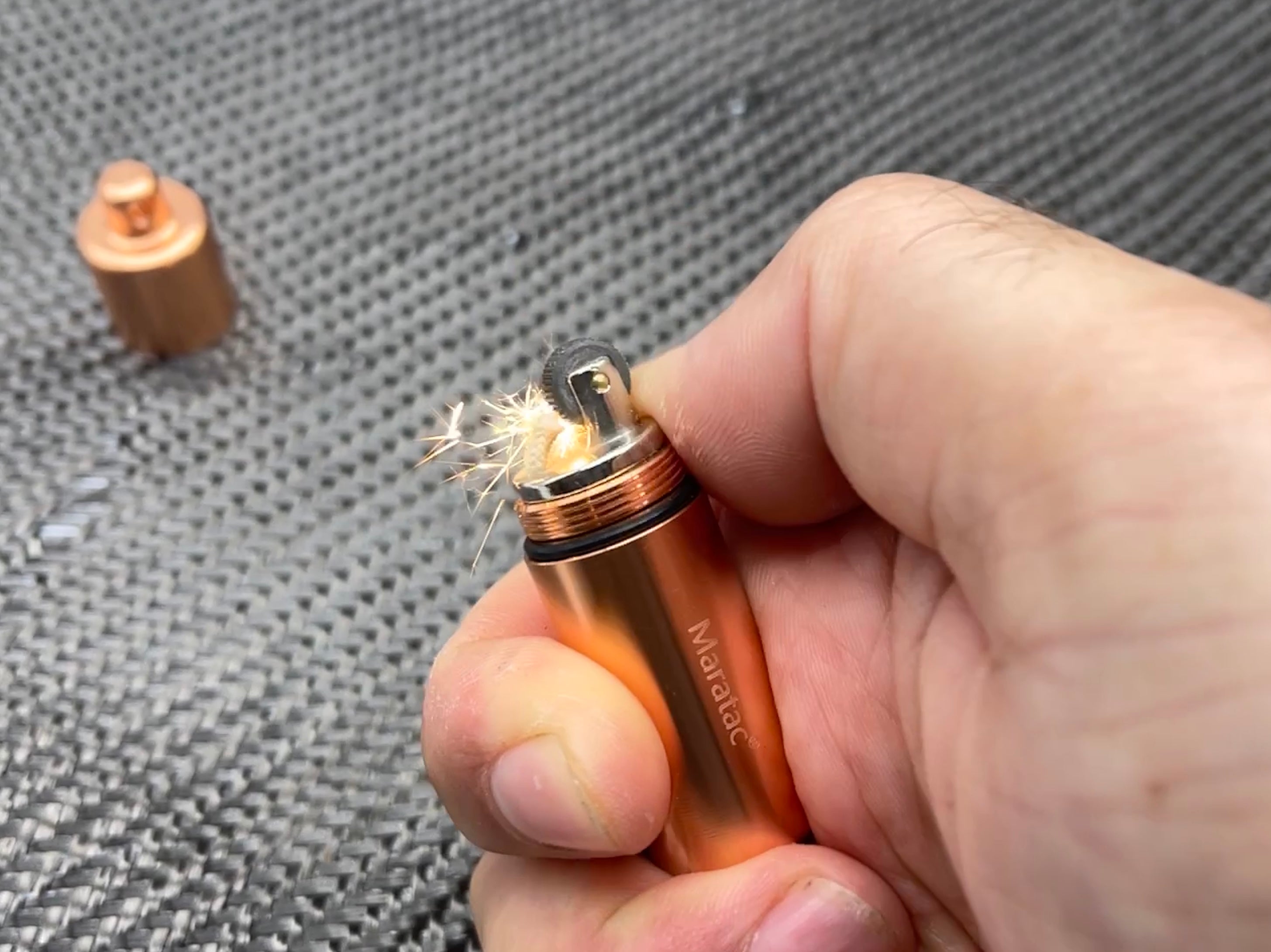 Copper XL Peanut Lighter by Maratac® - Gen 3