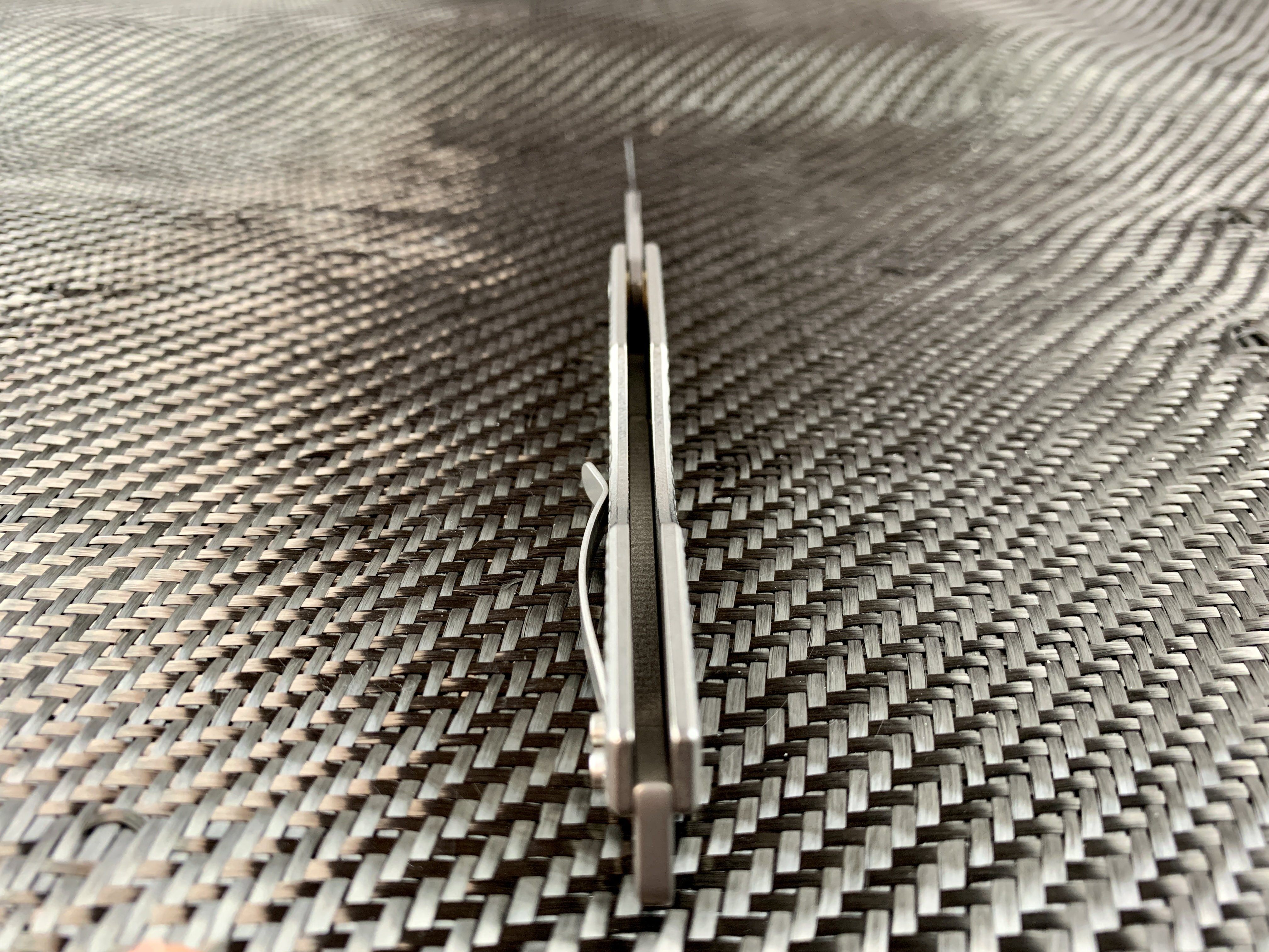 Oversized - Folding Titanium Craft Scalpel Knife + Case + Spare Blades! - CountyComm