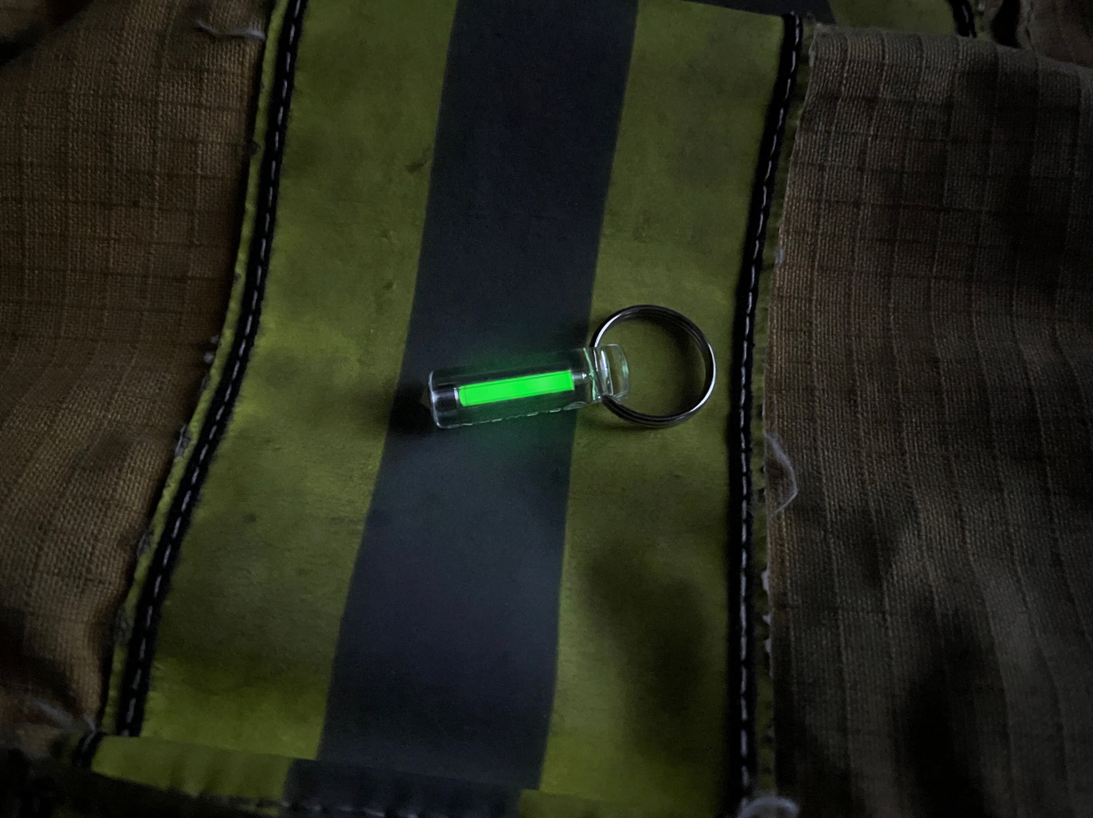 Tritium Ember Glow Fob With Glass Breaker - Official NRC License Approved NO: NR-0210-D-101-E