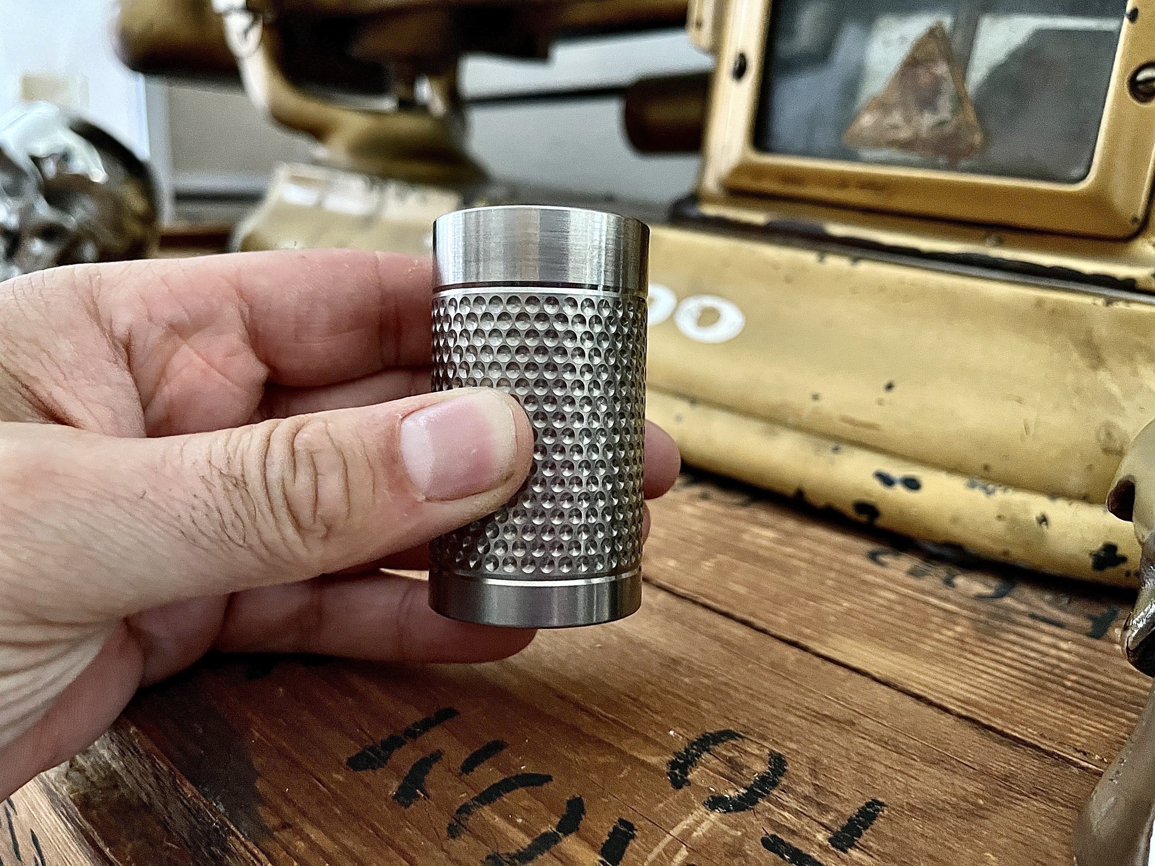 Big Shot - Machined Titanium 2 Oz Glass - CountyComm