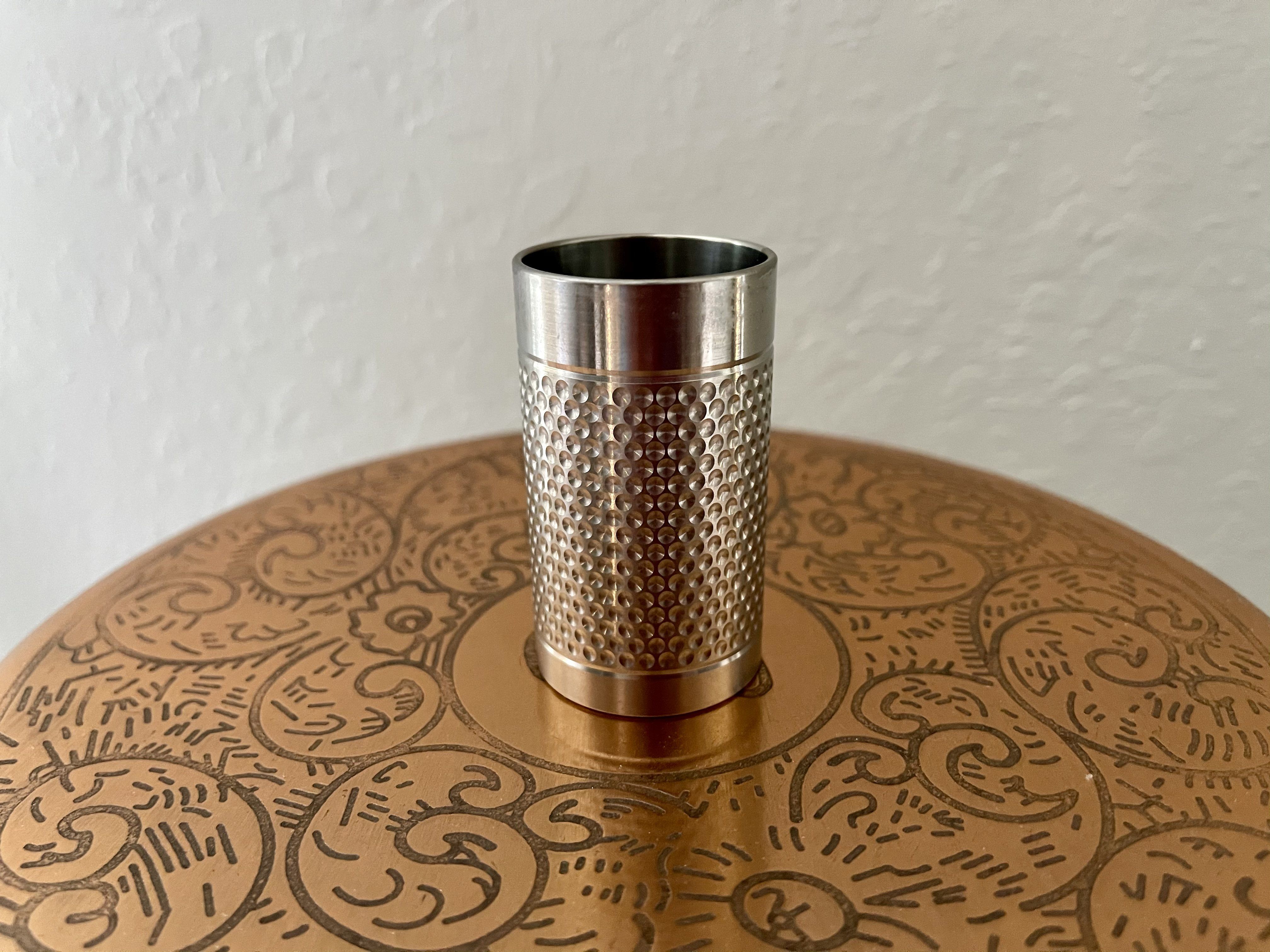 Big Shot - Machined Titanium 2 Oz Glass - CountyComm