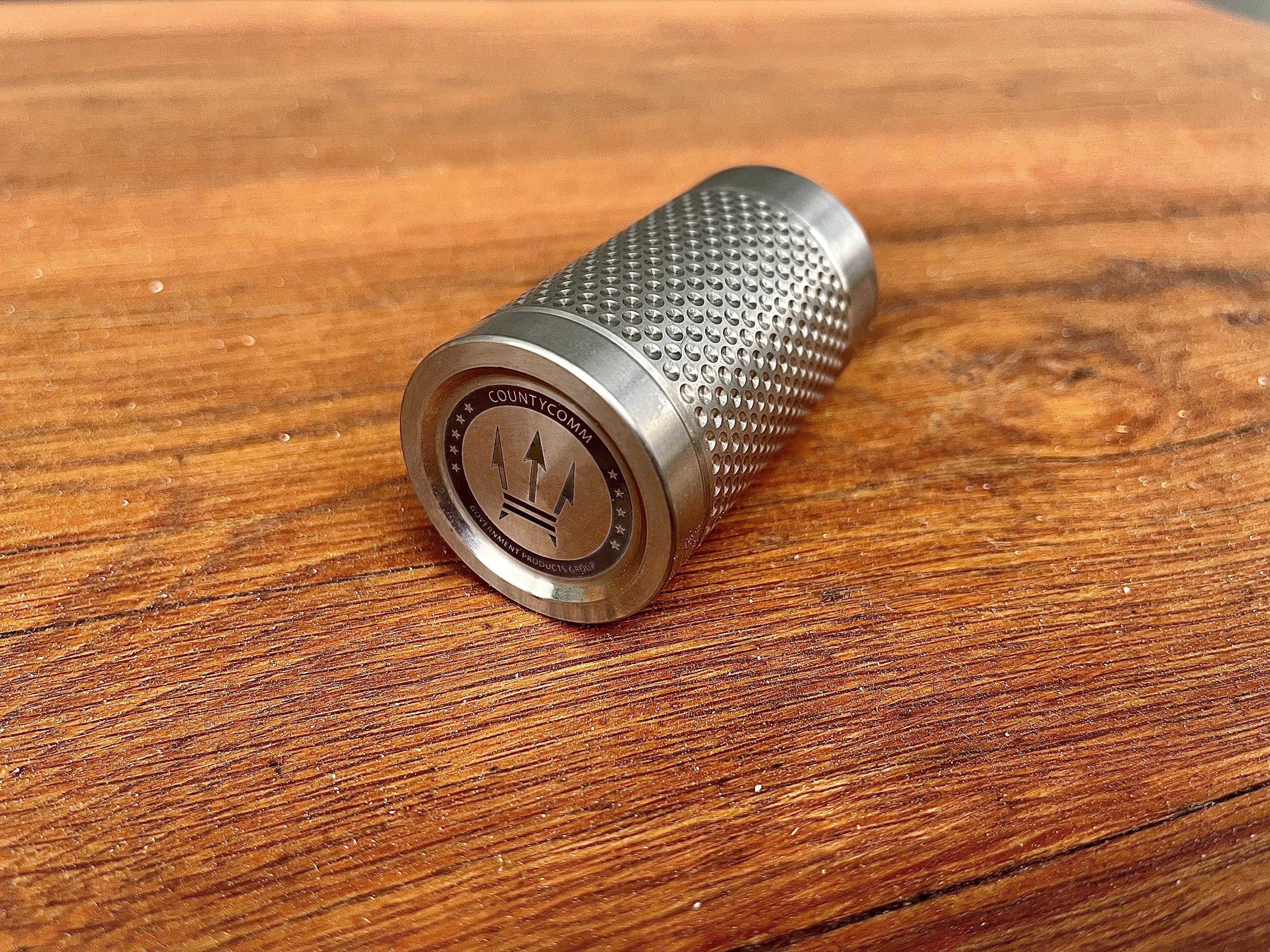 Big Shot - Machined Titanium 2 Oz Glass - CountyComm