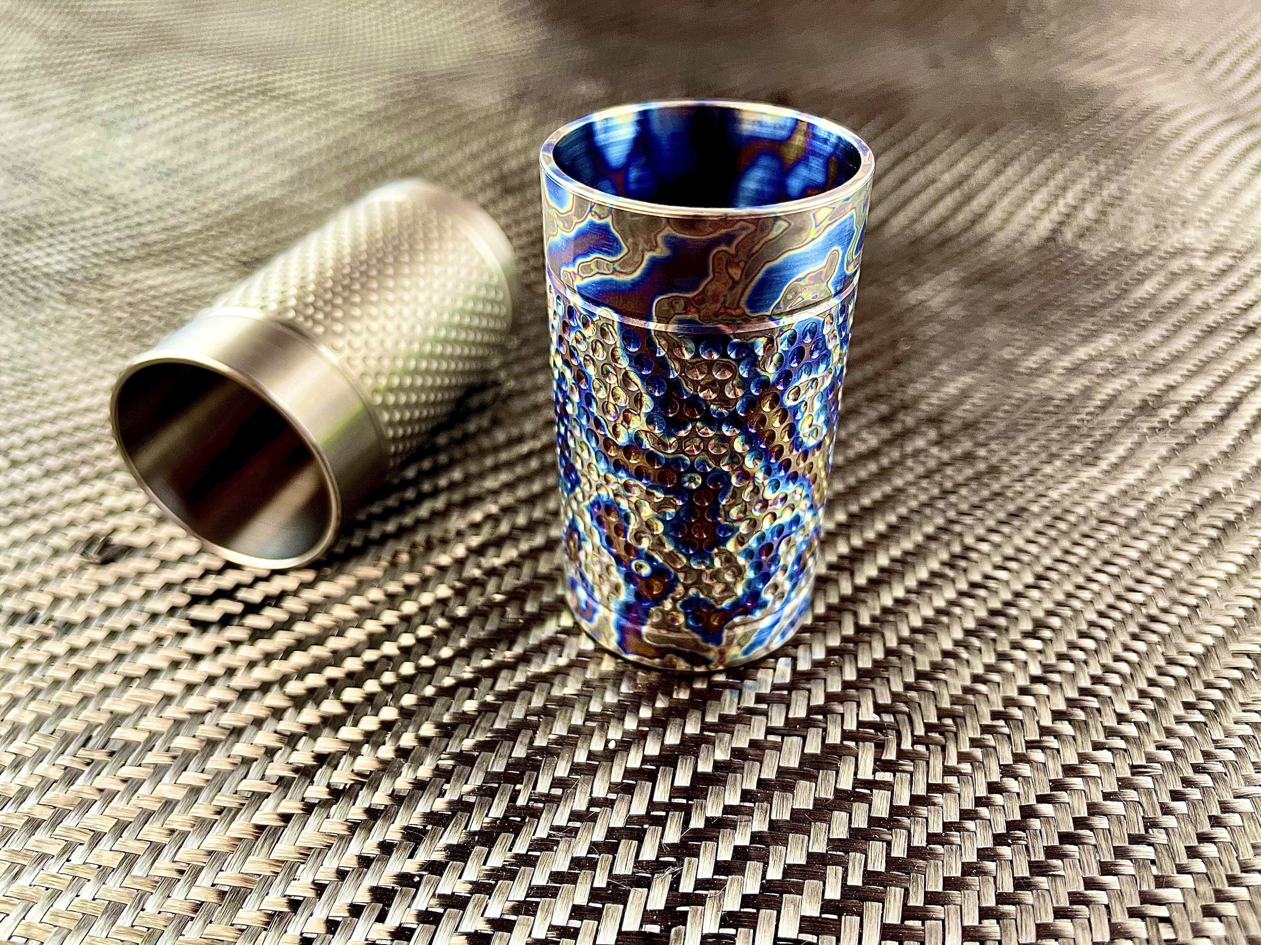 Big Shot - Machined Titanium 2 Oz Glass - CountyComm