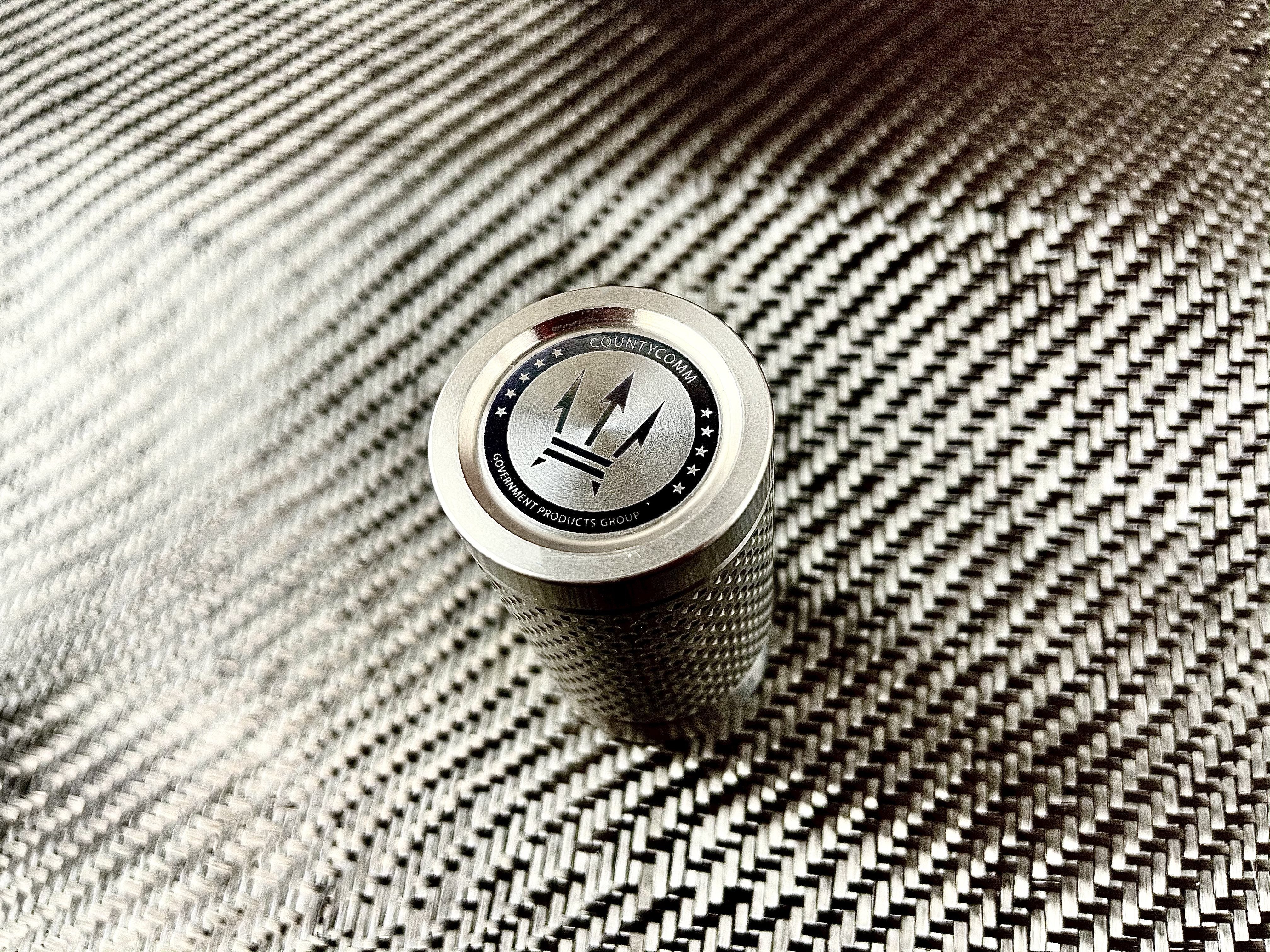 Big Shot - Machined Titanium 2 Oz Glass - CountyComm