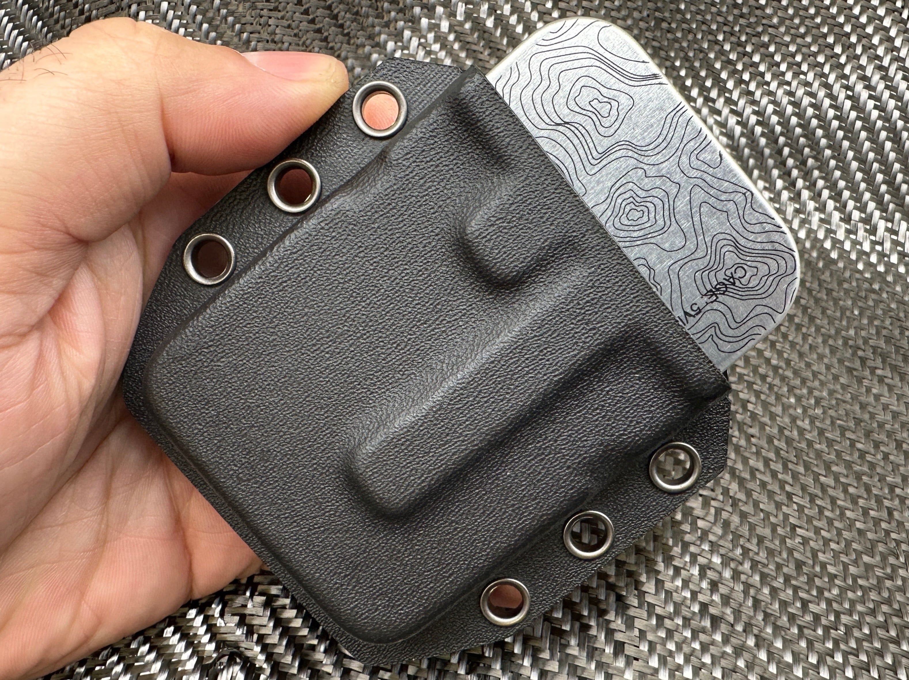Kydex Belt Holster for Industrial Strength Tin