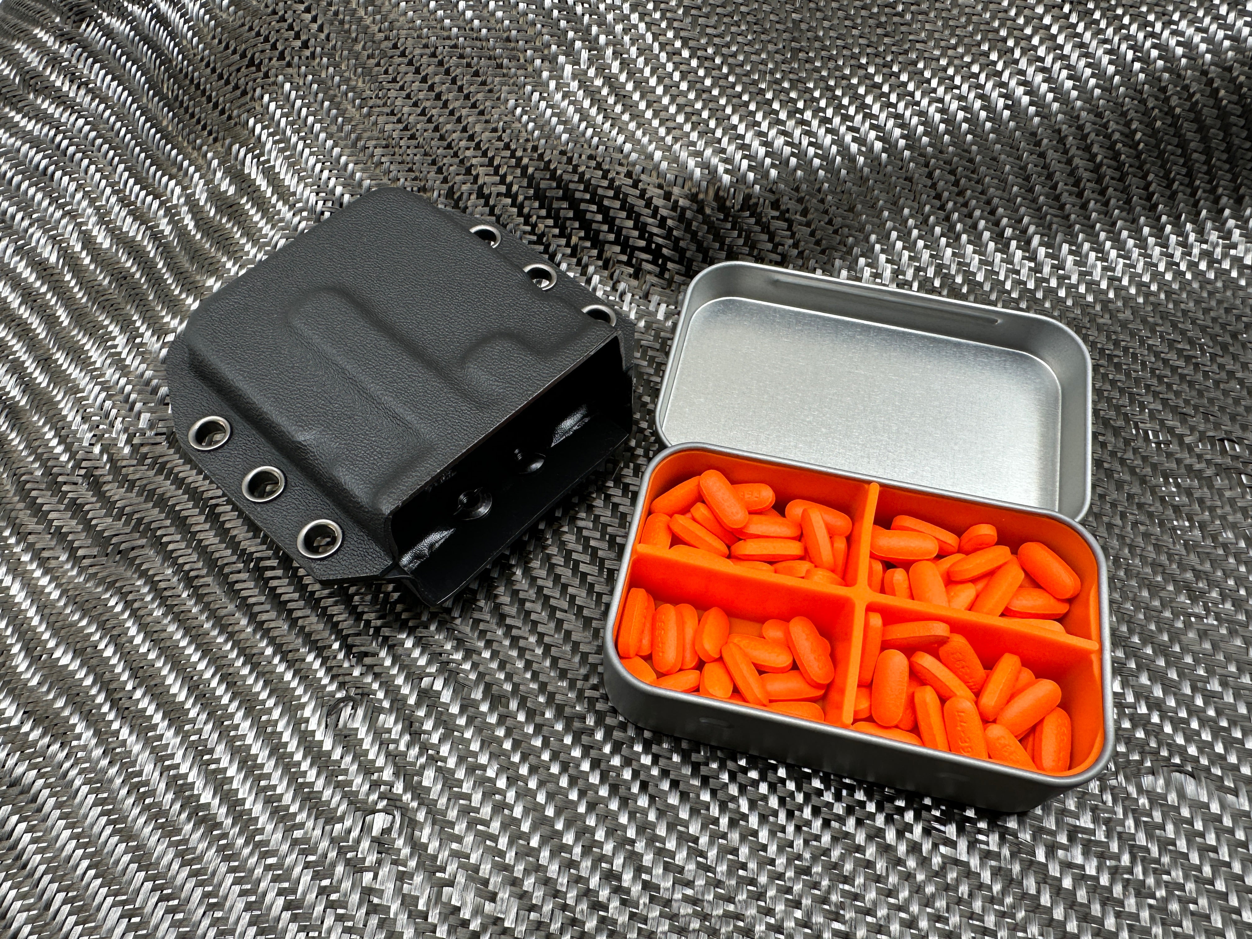 Kydex Belt Holster for Industrial Strength Tin